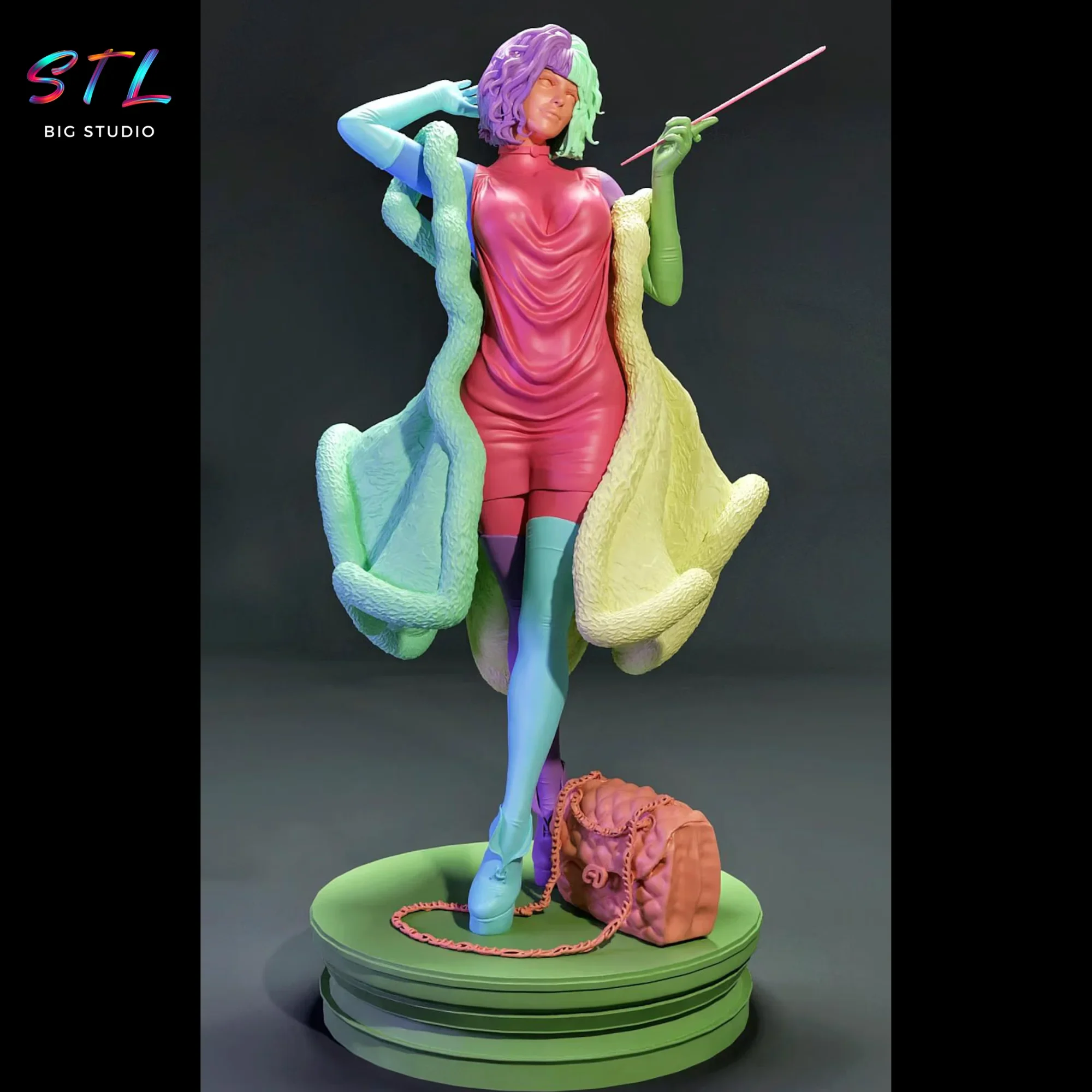 101 dalmatas stl cruella de vil para impresion 3d 101 dalmatas stl cruella de vil para impresion 3d