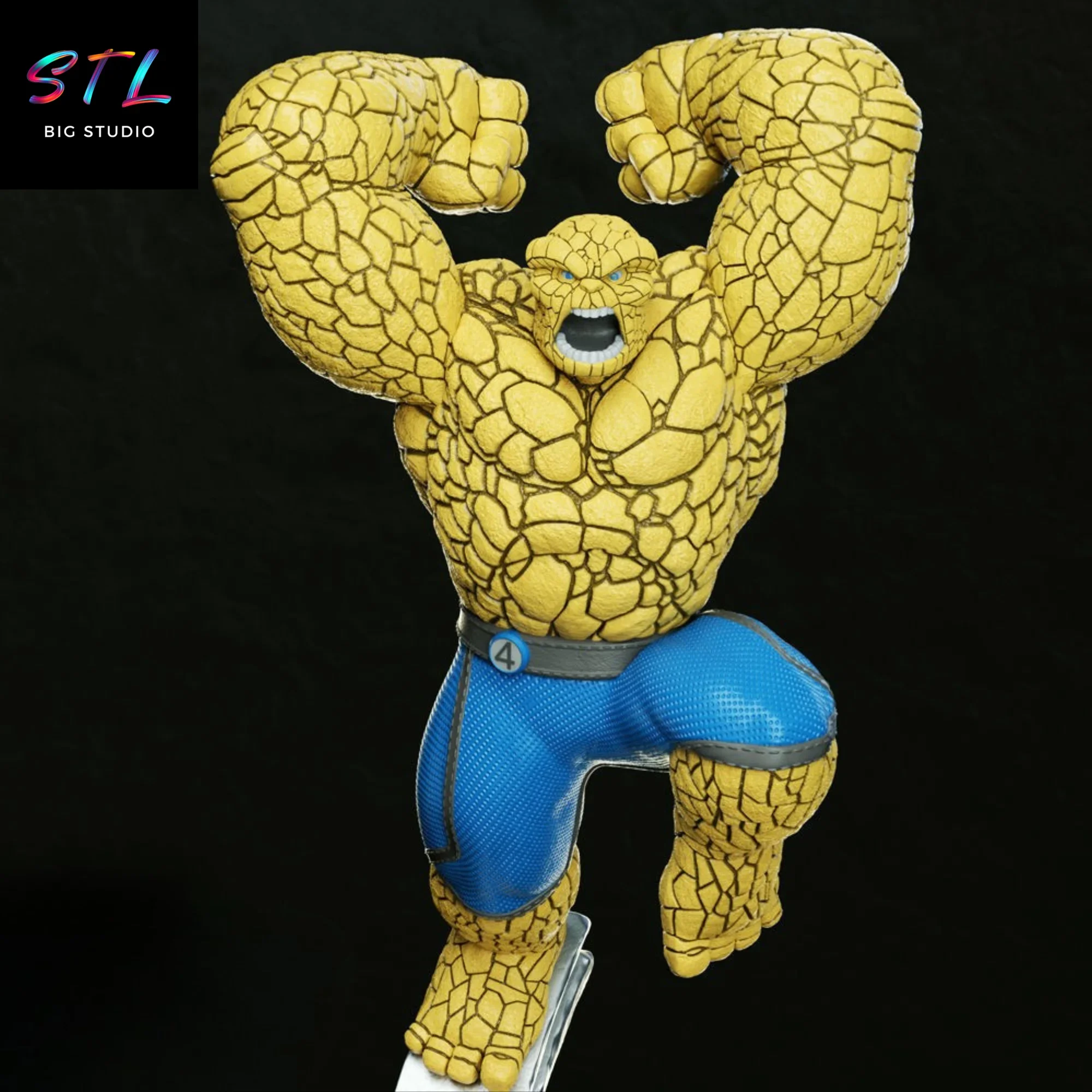 4 fantasticos stl la cosa figura ben grimm impresion 3d 4 fantasticos stl la cosa figura ben grimm impresion 3d