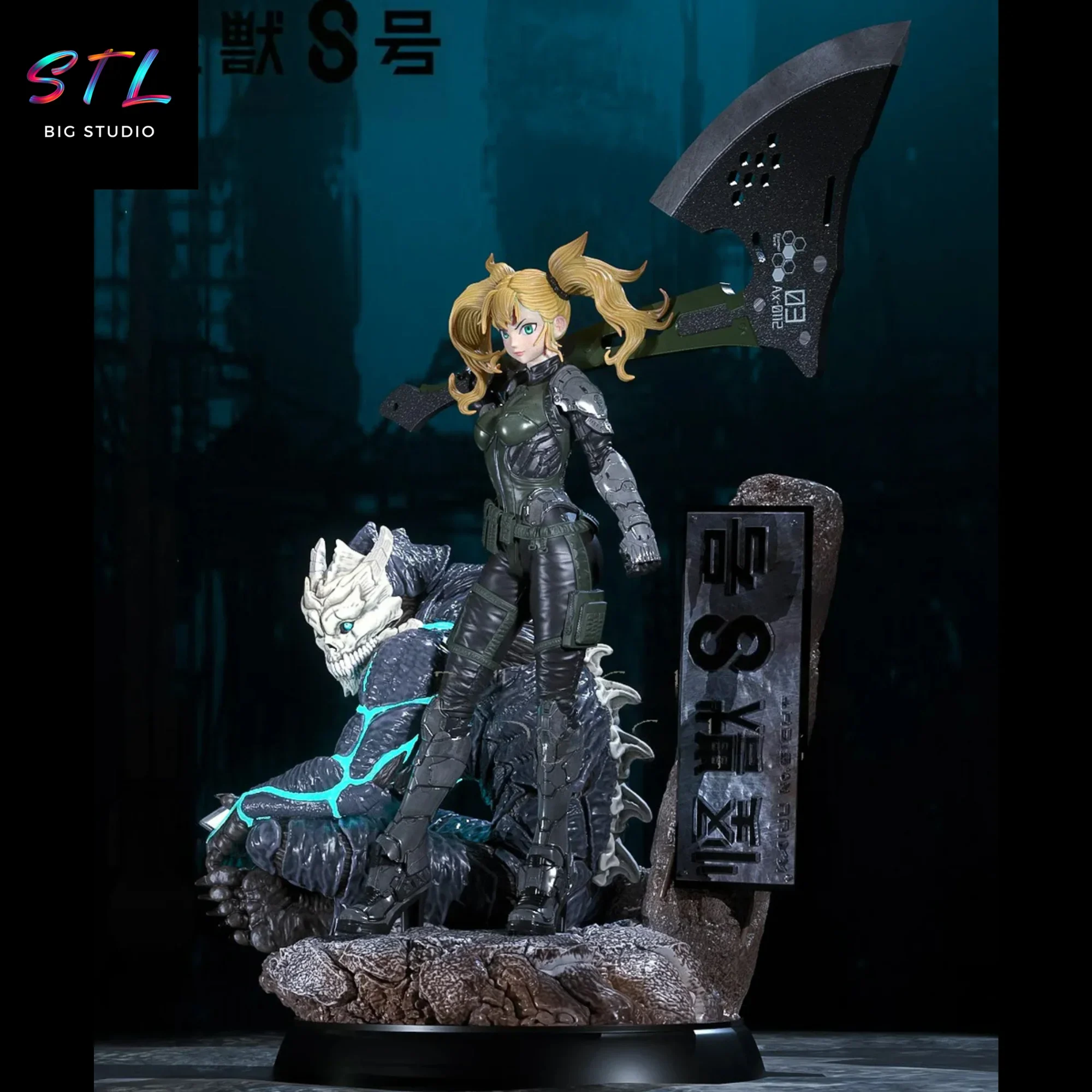 Kikoru Shinomiya y Kaiju No. 8 stl para imprimir en 3d Kikoru Shinomiya y Kaiju No. 8 stl para imprimir en 3d