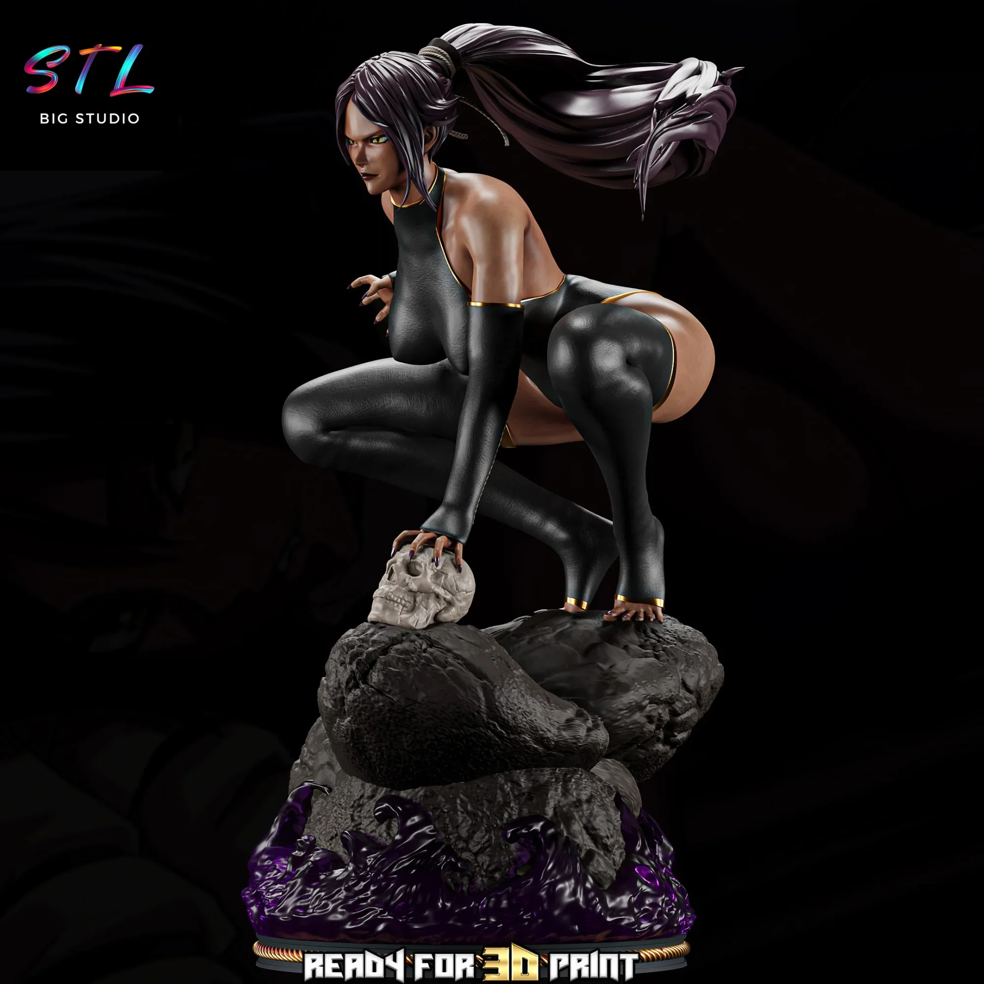 Yoruichi Shihouin stl bleach impresion 3d Yoruichi Shihouin stl bleach impresion 3d