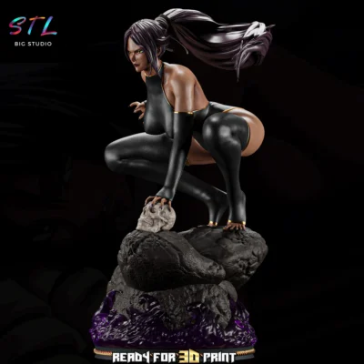 Yoruichi Shihouin stl bleach impresion 3d