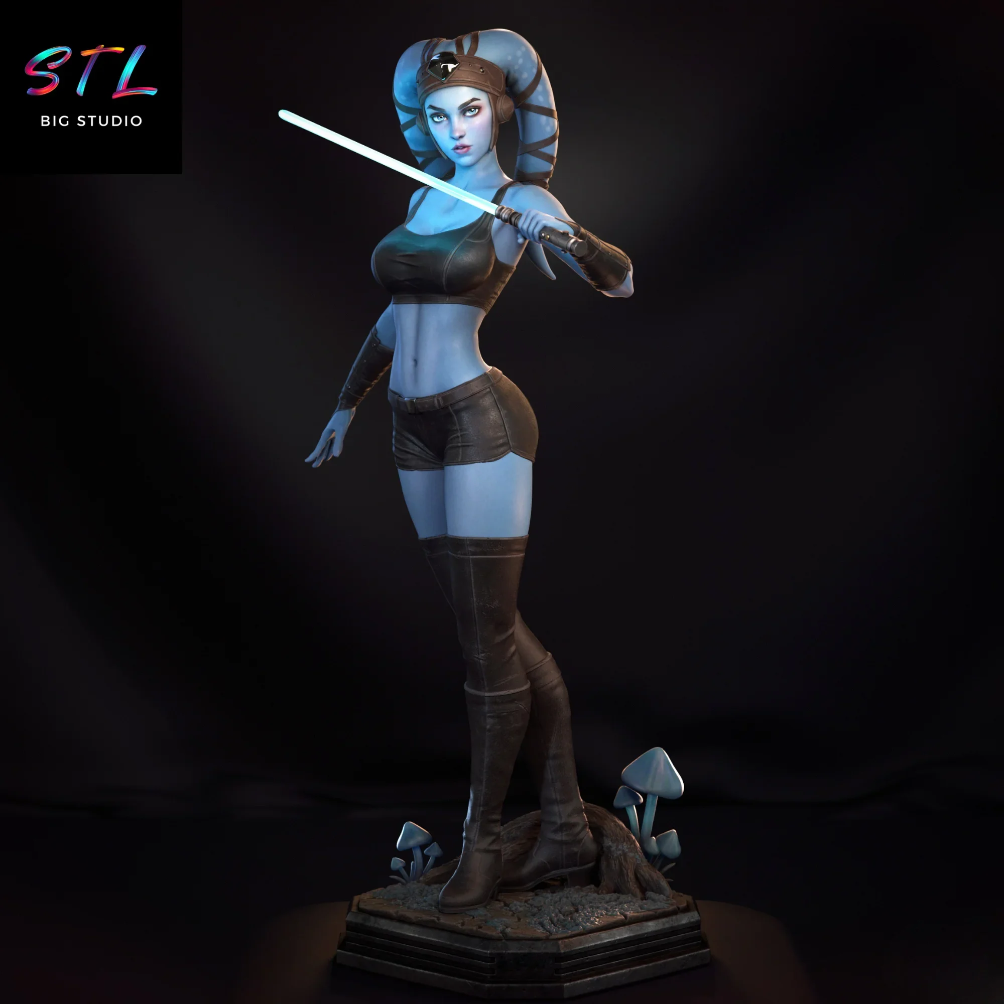 aayla secura stl star wars impresion 3d