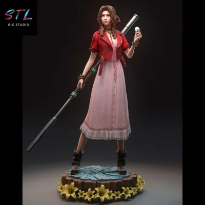 aerith stl final fantasy VII impresion 3d