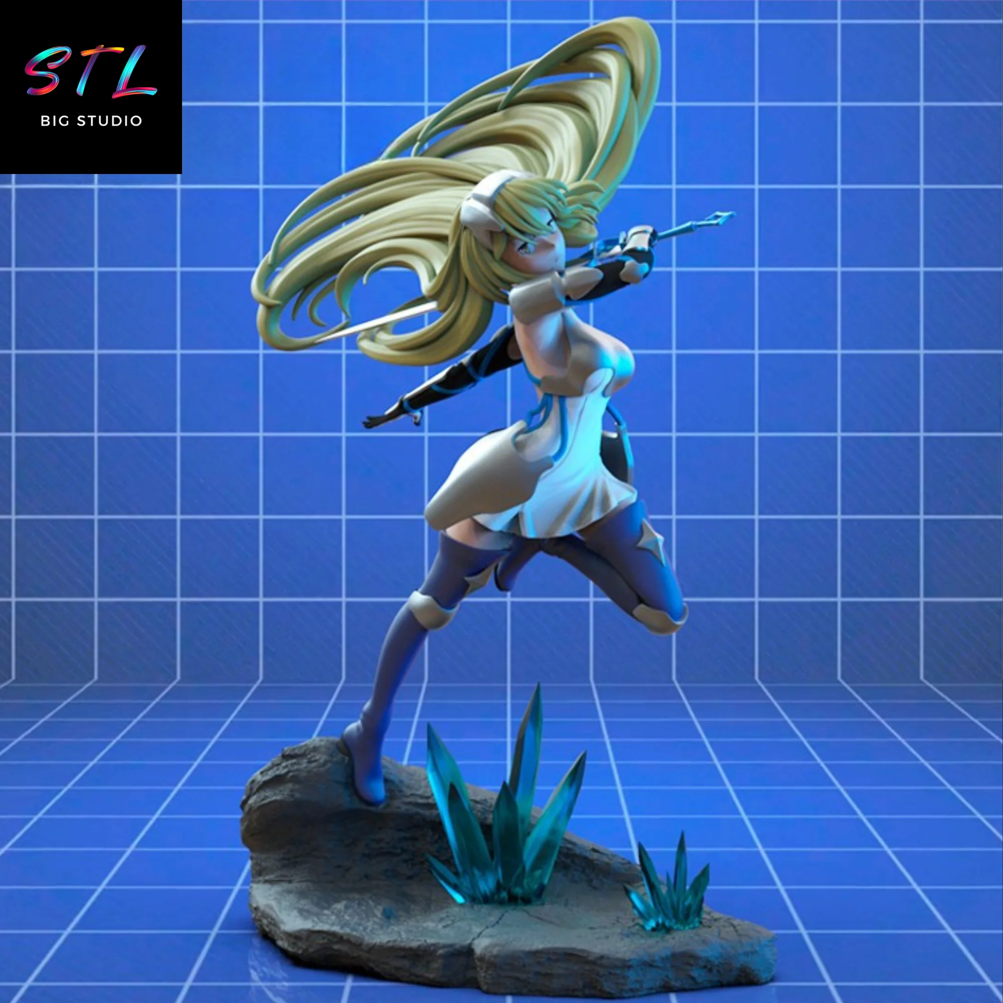 ais wallenstein stl danmachi para impresion 3d