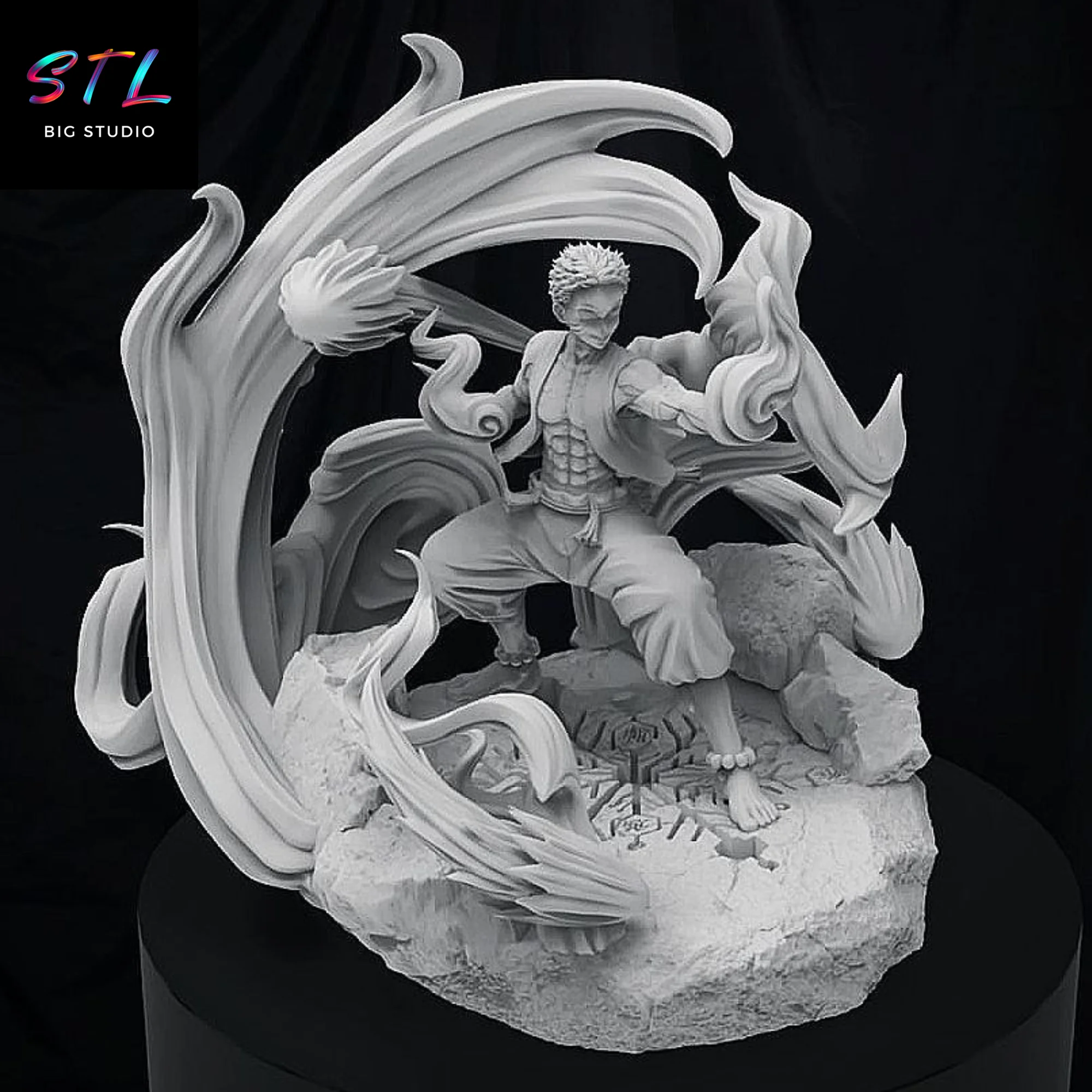 akaza stl demon slayer impresion 3d