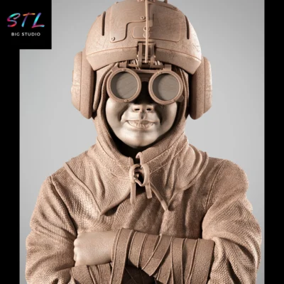 anakin niño stl star wars figura impresion 3d