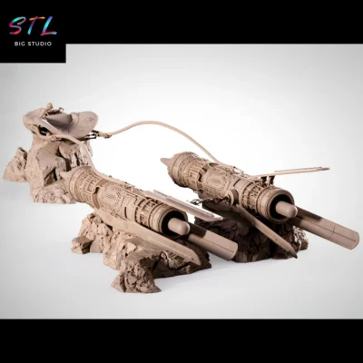 anakin pod racer stl star wars impresion 3d