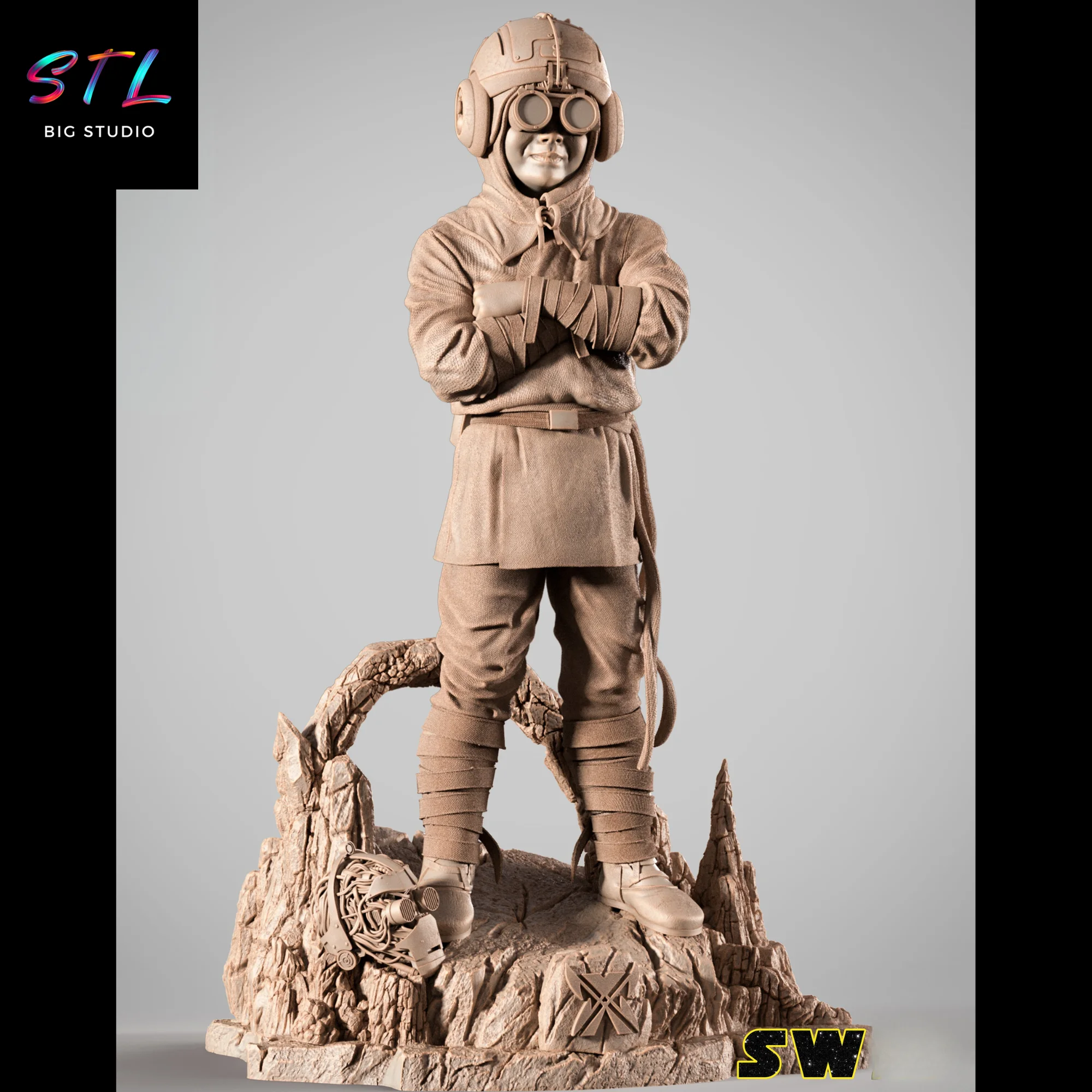 anakin skywalker stl impresion 3d star wars