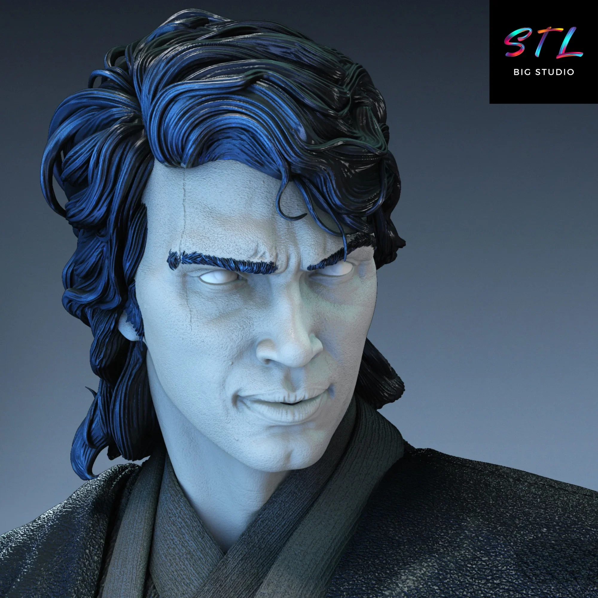 anakin skywalker stl star wars impresion 3d anakin skywalker stl star wars impresion 3d