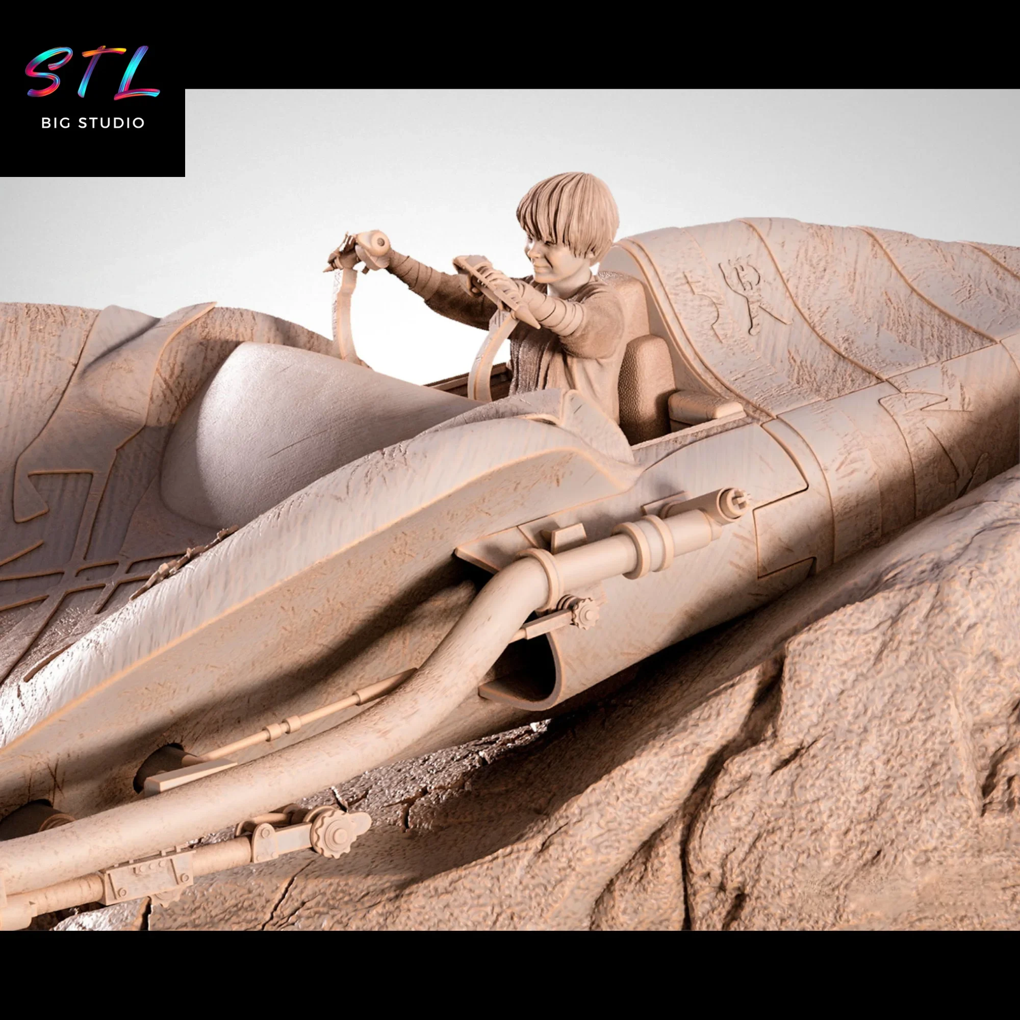 anakin skywalker stl vaina pod racer impresion 3d star wars anakin skywalker stl vaina pod racer impresion 3d star wars