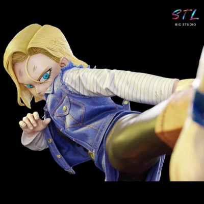 androide a18 stl dragon ball impresion 3d
