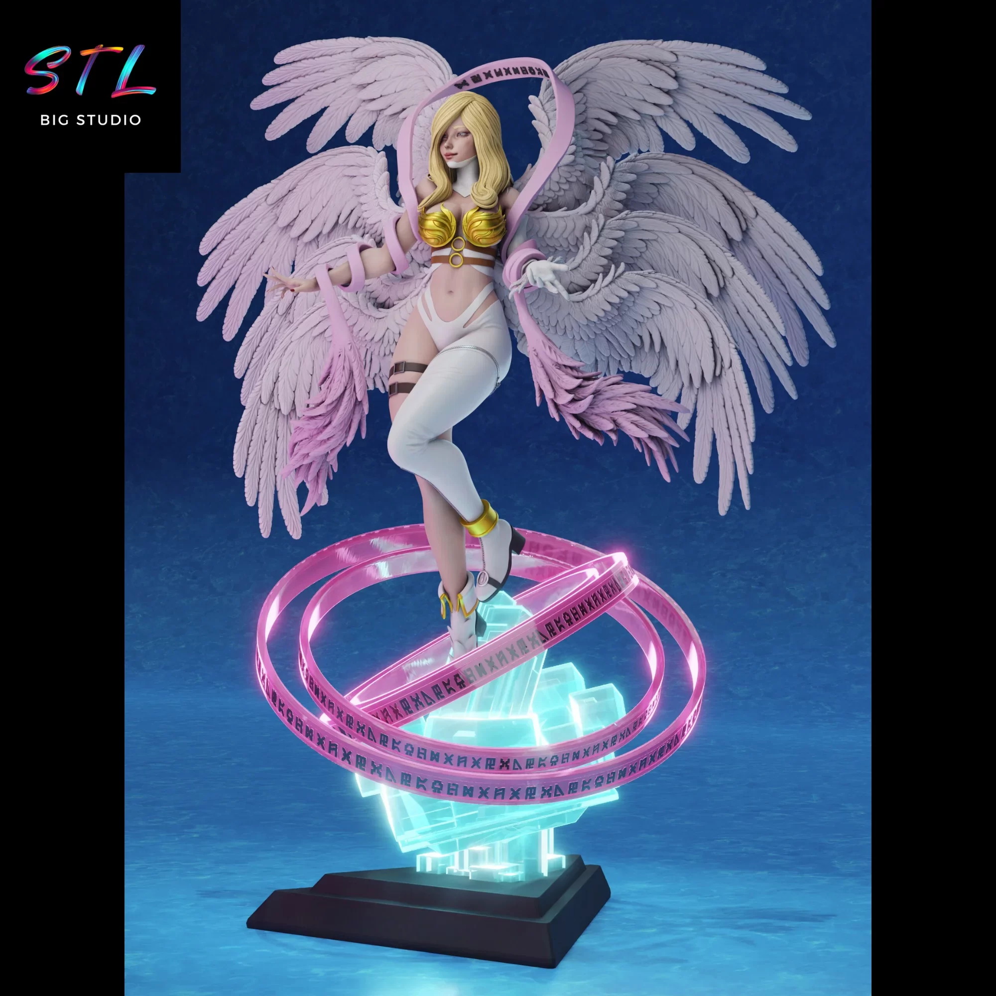 angewomon stl figura digimon impresion 3d angewomon stl figura digimon impresion 3d