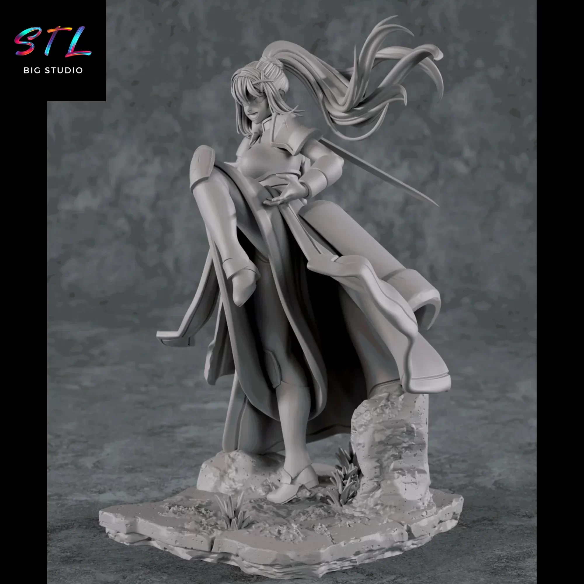 anime stl darkness diorama konosuba imprimir 3d anime stl darkness diorama konosuba imprimir 3d