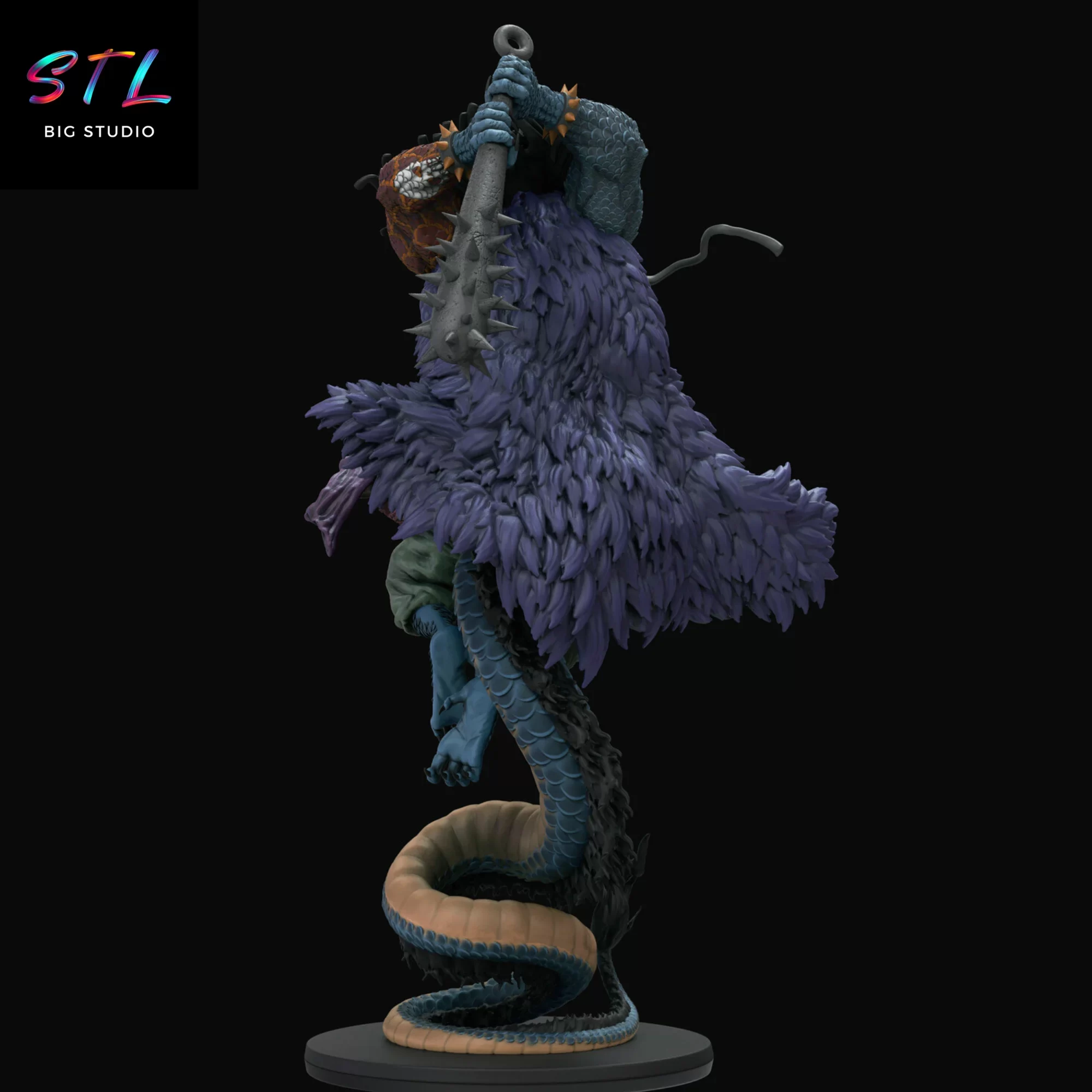 anime stl kaido one piece impresion 3d anime stl kaido one piece impresion 3d