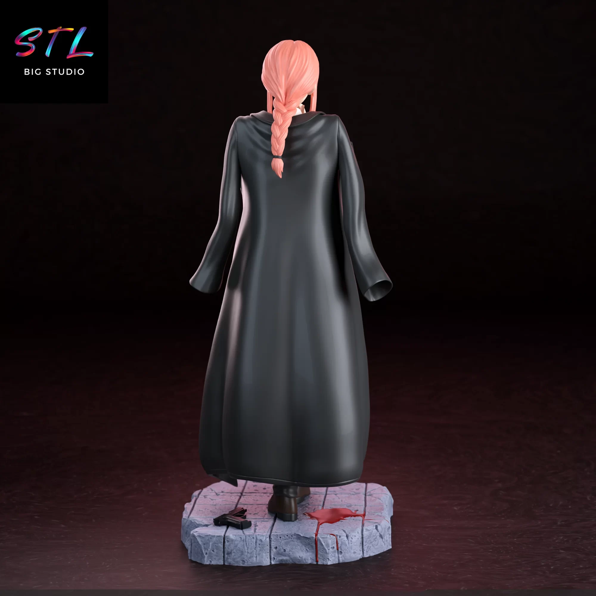 anime stl makima chainsaw man imprimir 3d figuras anime stl makima chainsaw man imprimir 3d figuras