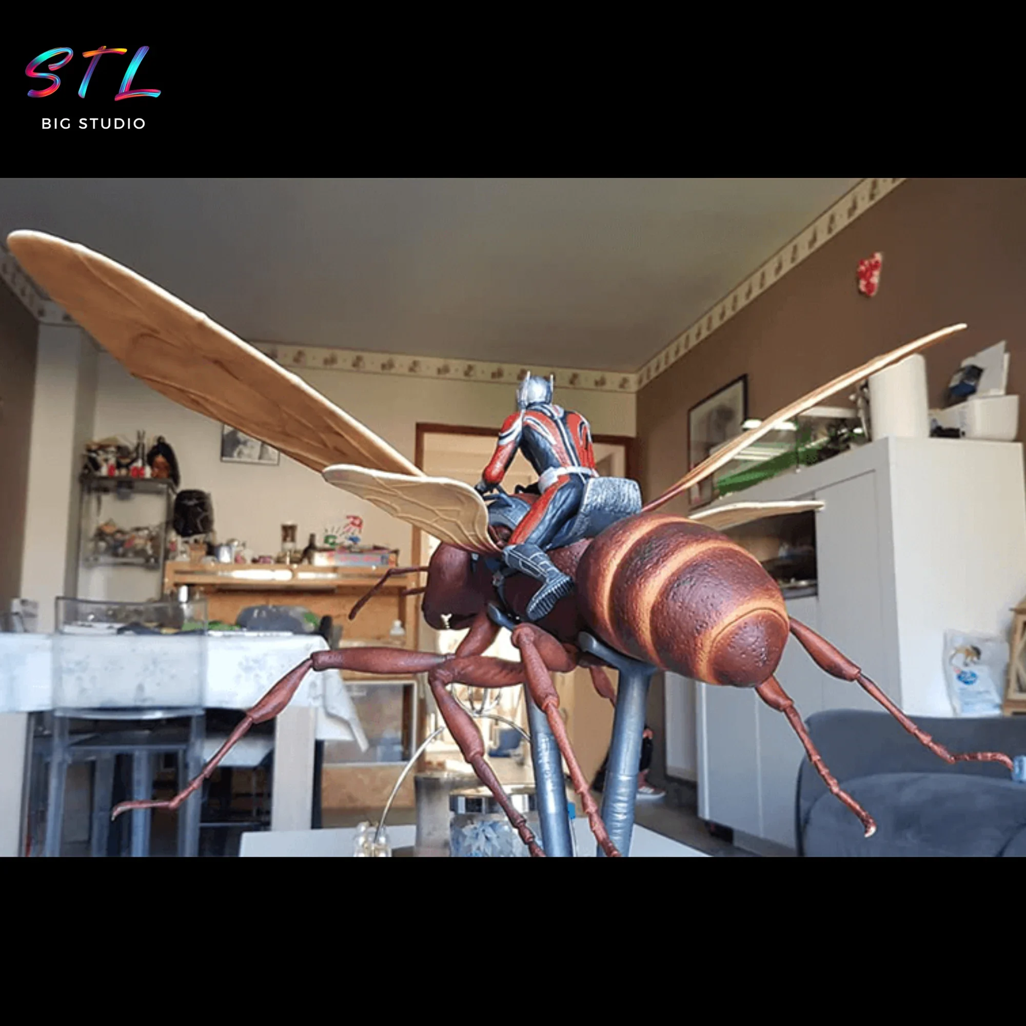 antman diorama stl marvel impresion 3d antman diorama stl marvel impresion 3d