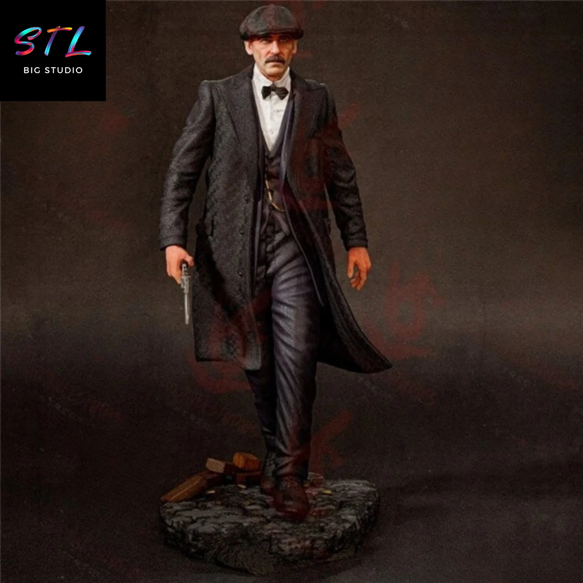 arthur shelby stl peaky blinders para impresion 3d