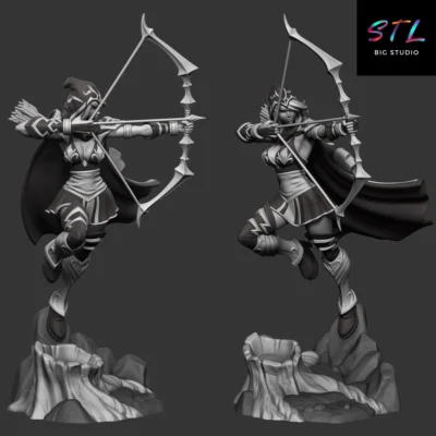 ashe lol stl impresion 3d videojuegos