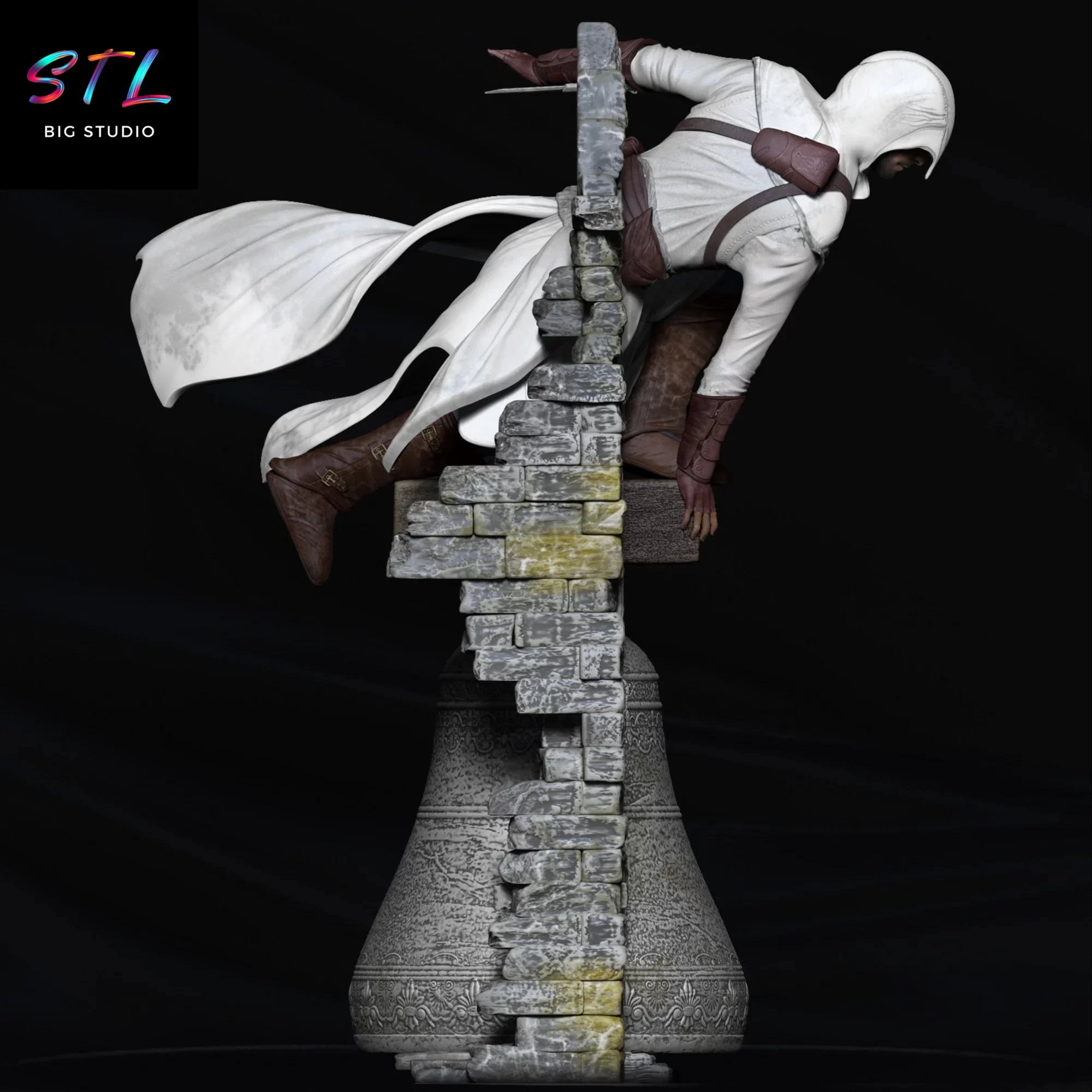 assassins creed diorama stl impresion 3d juegos