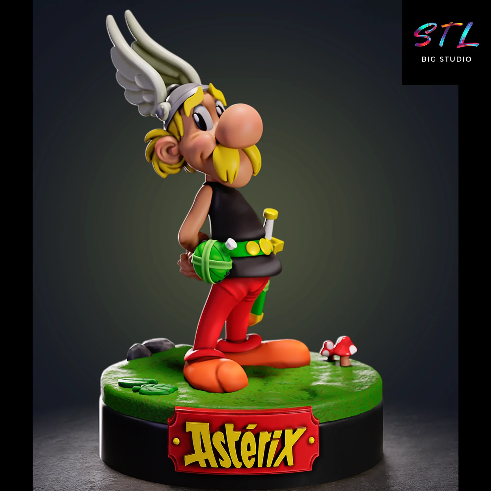 asterix stl impresion 3d asterix stl impresion 3d