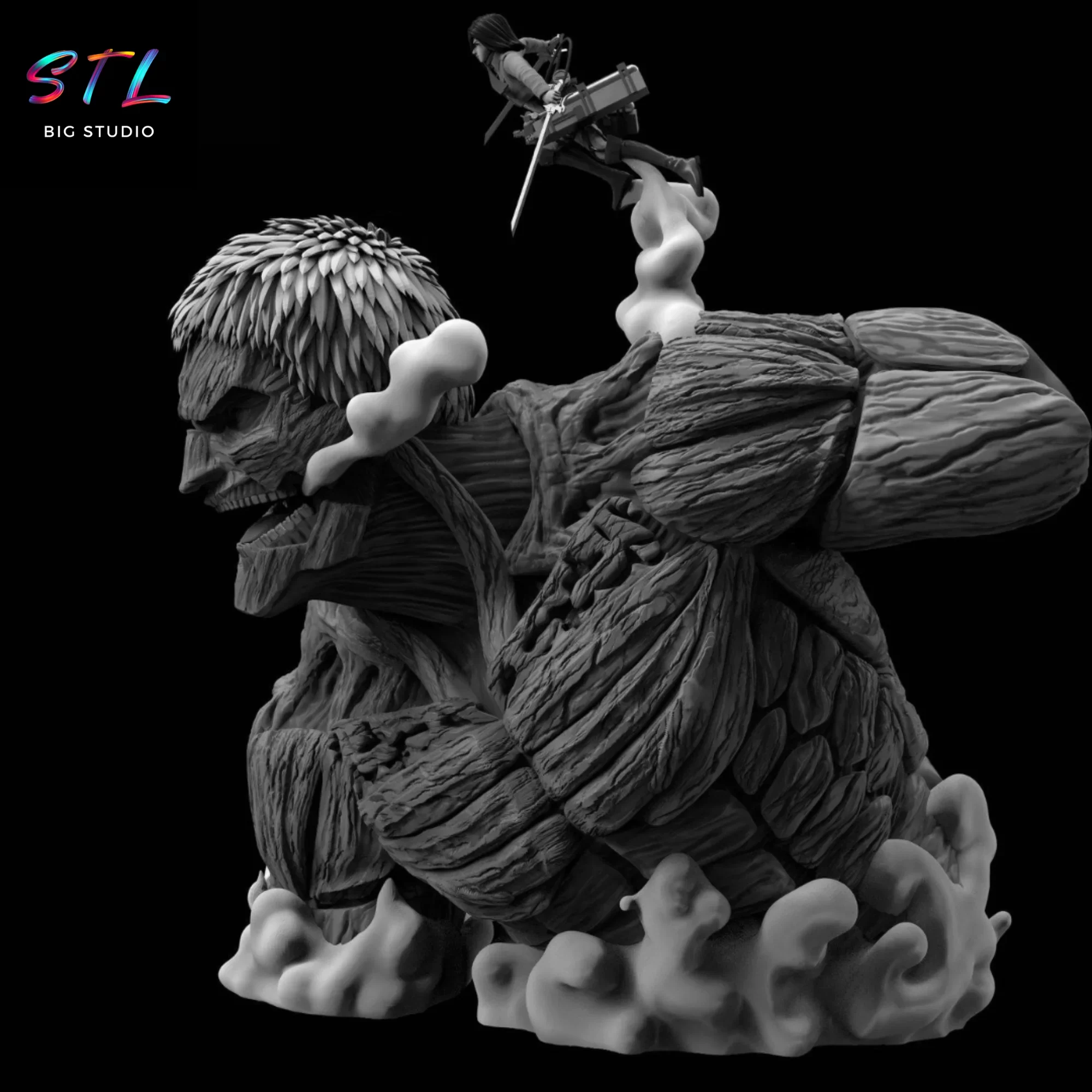 ataque a los titanes diorama stl ataque a los titanes diorama stl