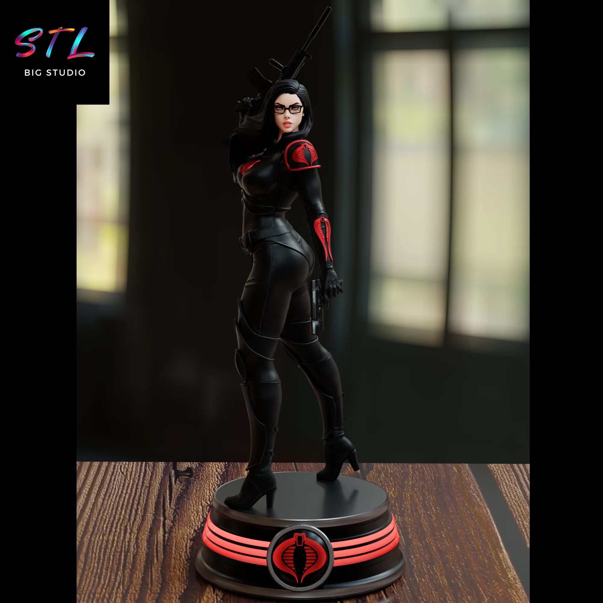 baronesa stl G.I. joe para impresion 3d