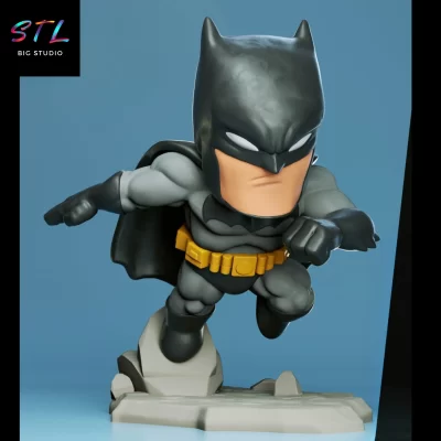 batman chibi stl impresion 3d