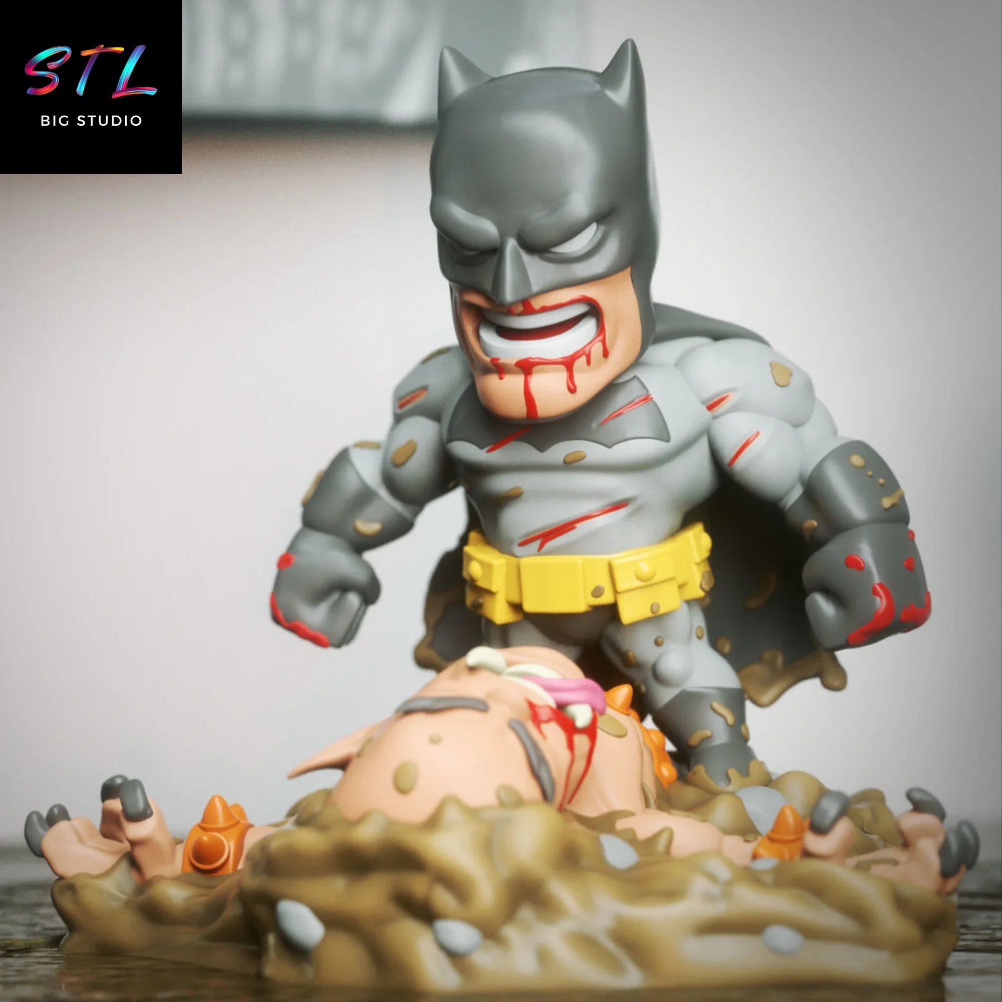 batman chibi stl impresion 3d dc comics batman chibi stl impresion 3d dc comics