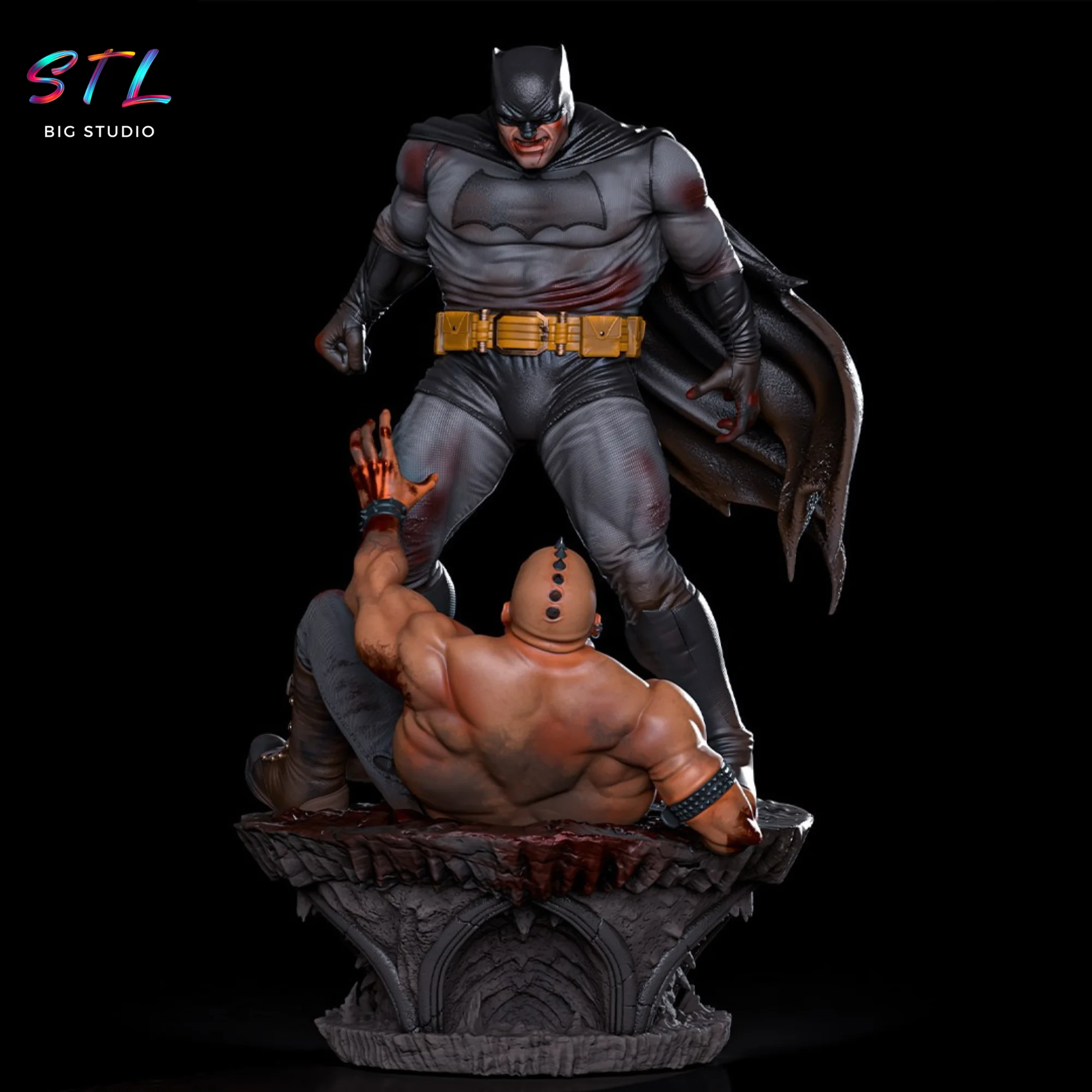 batman vs lider mutante stl impresion 3d dc comics