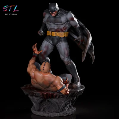 batman vs mutant leader stl dc impresion 3d