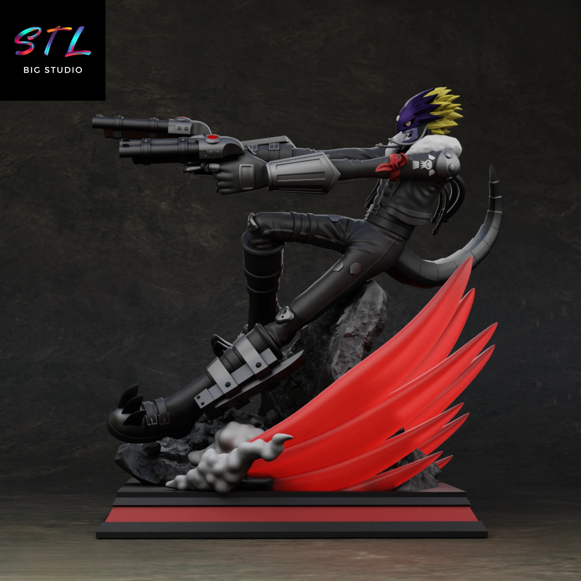 beelzemon stl digimon adventure para impresion 3d