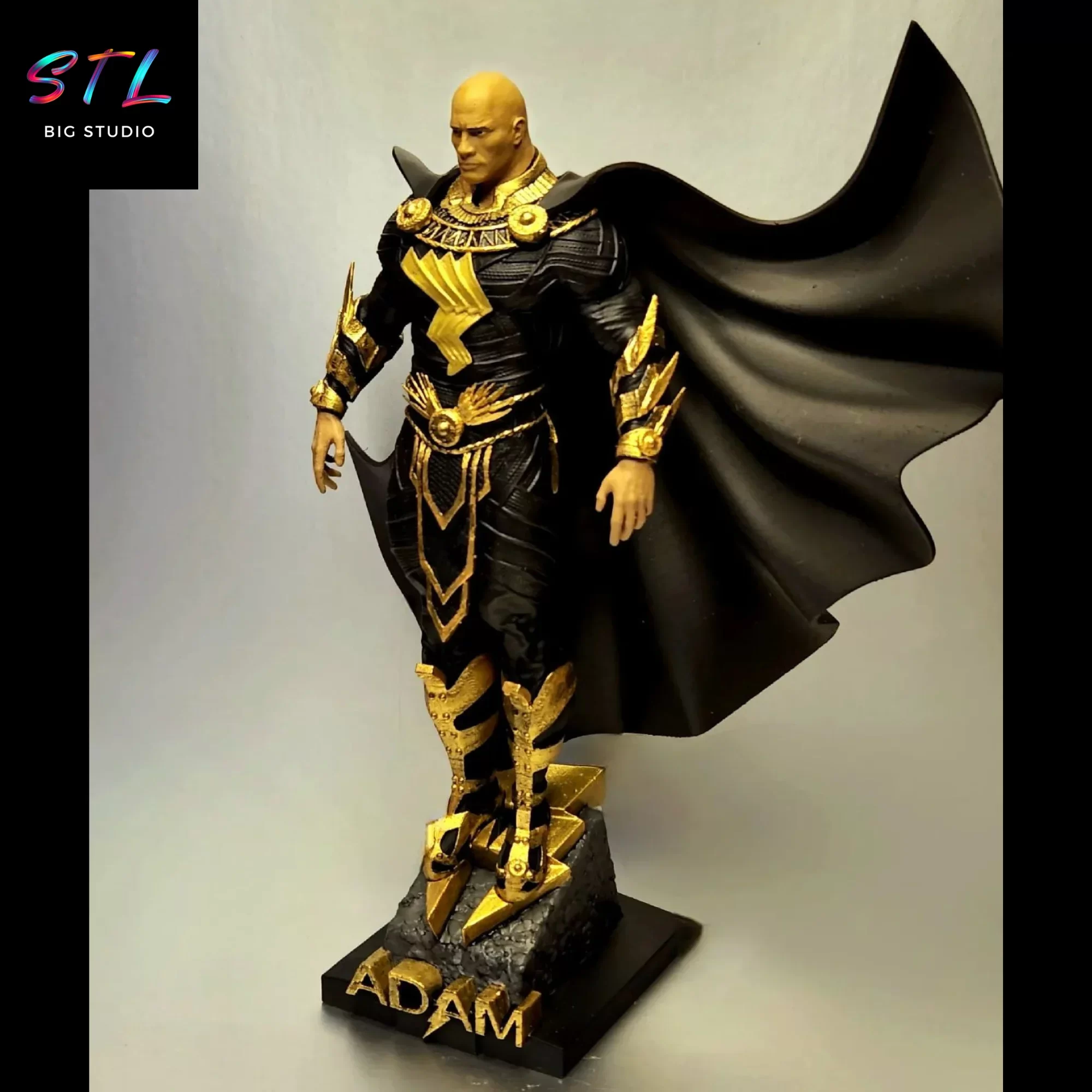 black adam stl figura impresion 3d black adam stl figura impresion 3d