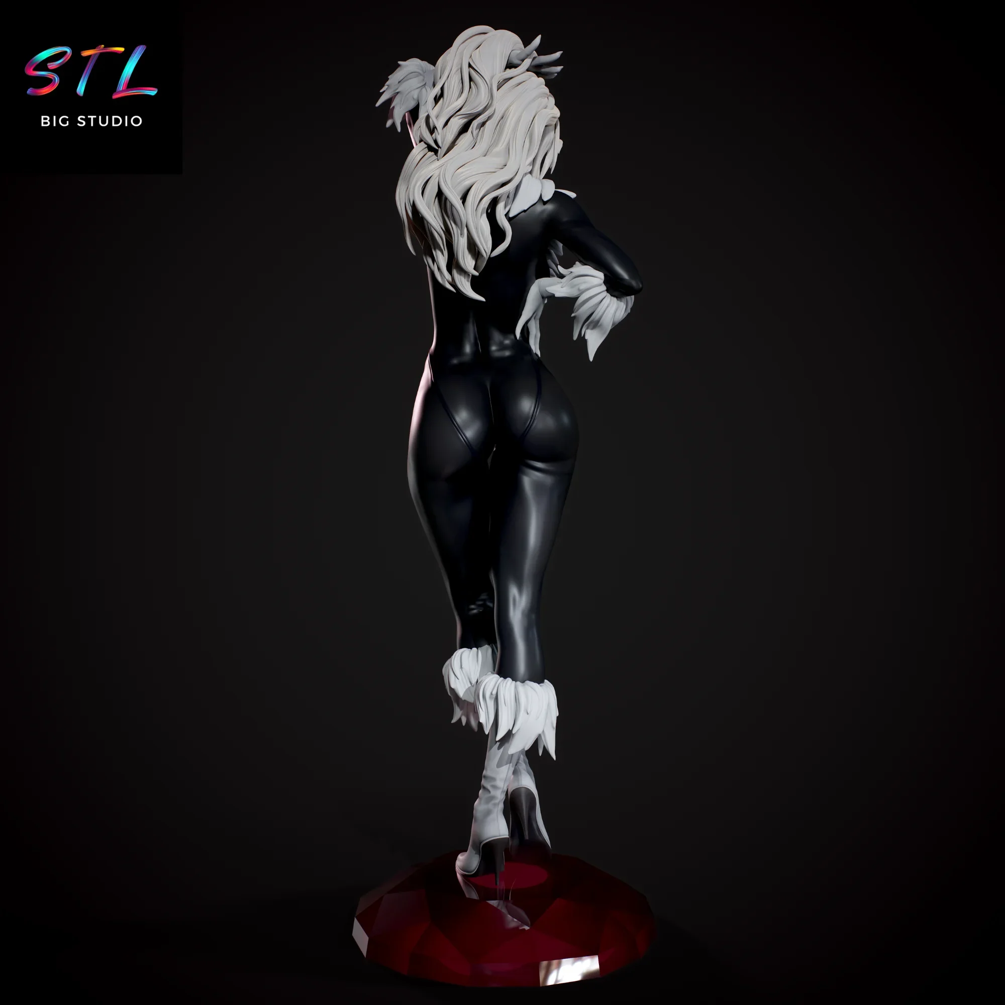 black cat stl felicia hardy figura marvel impresion 3d black cat stl felicia hardy figura marvel impresion 3d