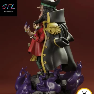 blackbeard stl one piece diorama marshall teach impresion 3d