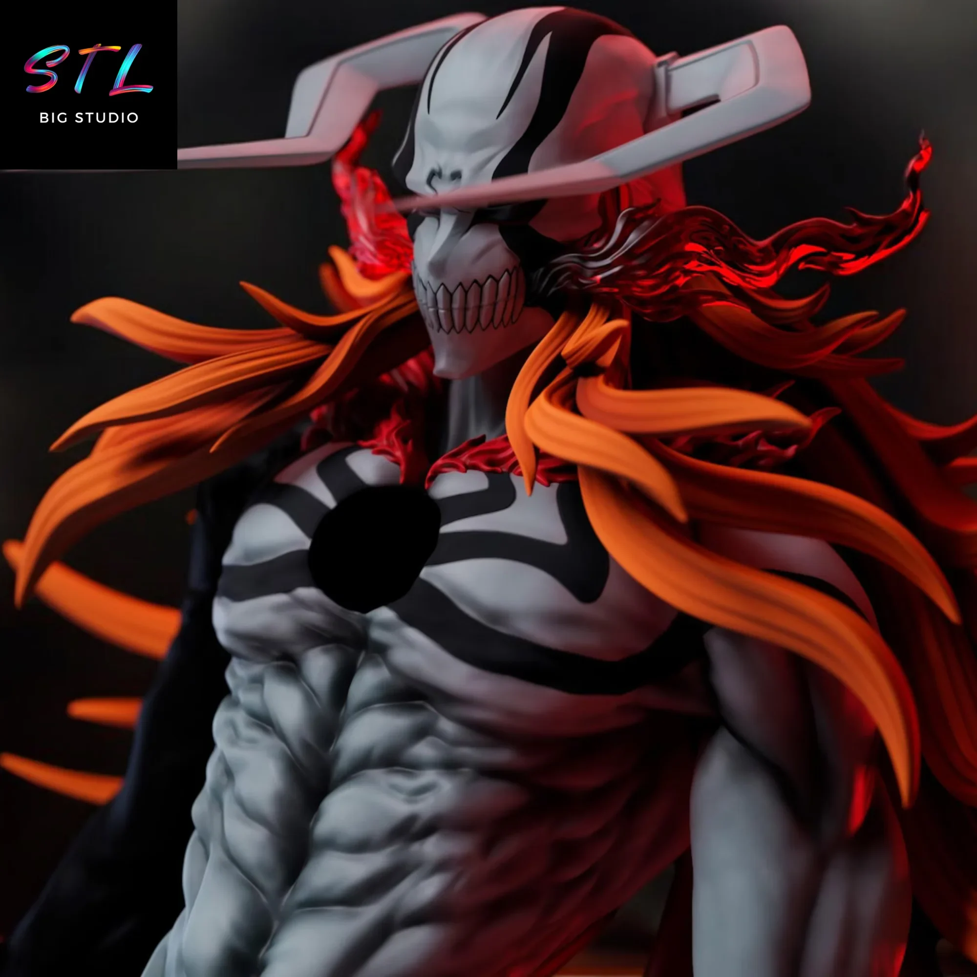 bleach stl ichigo hollow impresion 3d bleach stl ichigo hollow impresion 3d