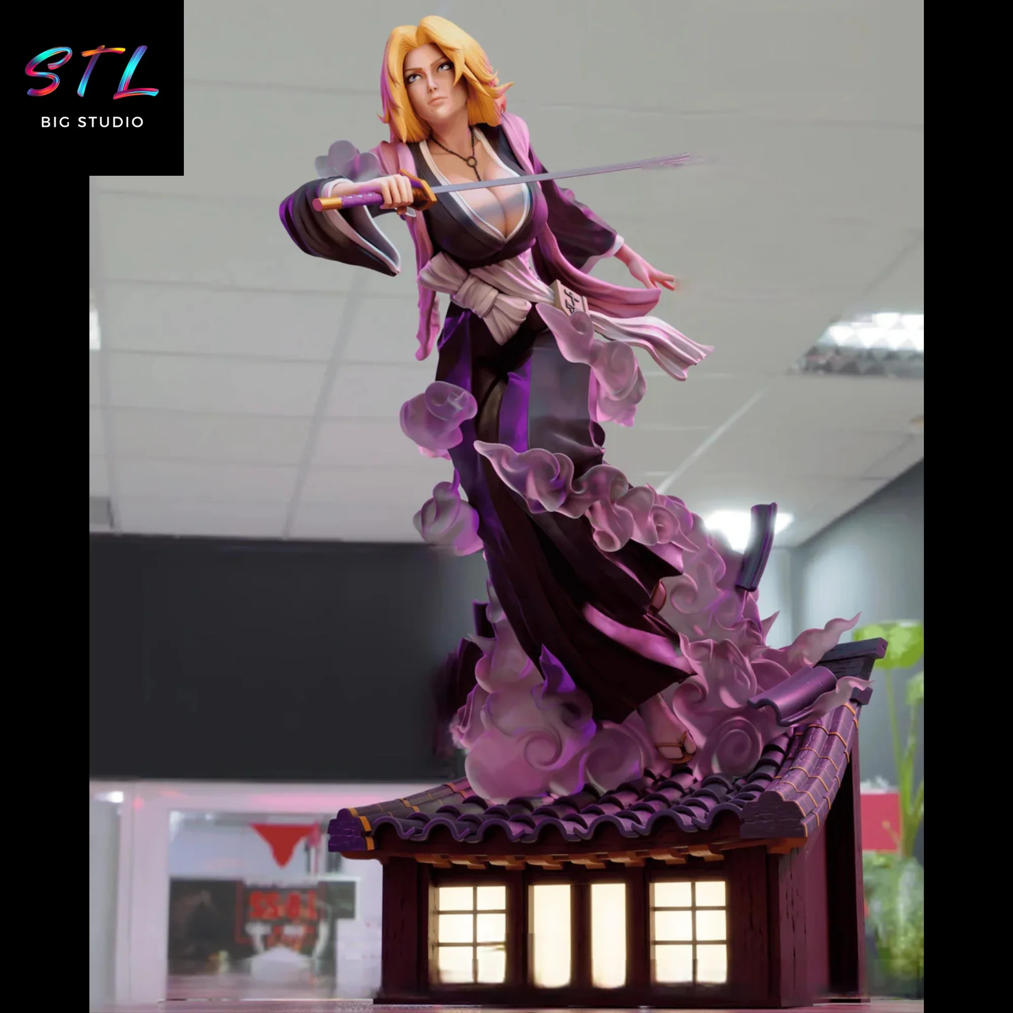 bleach stl rangiku matsumoto para impresion 3d bleach stl rangiku matsumoto para impresion 3d
