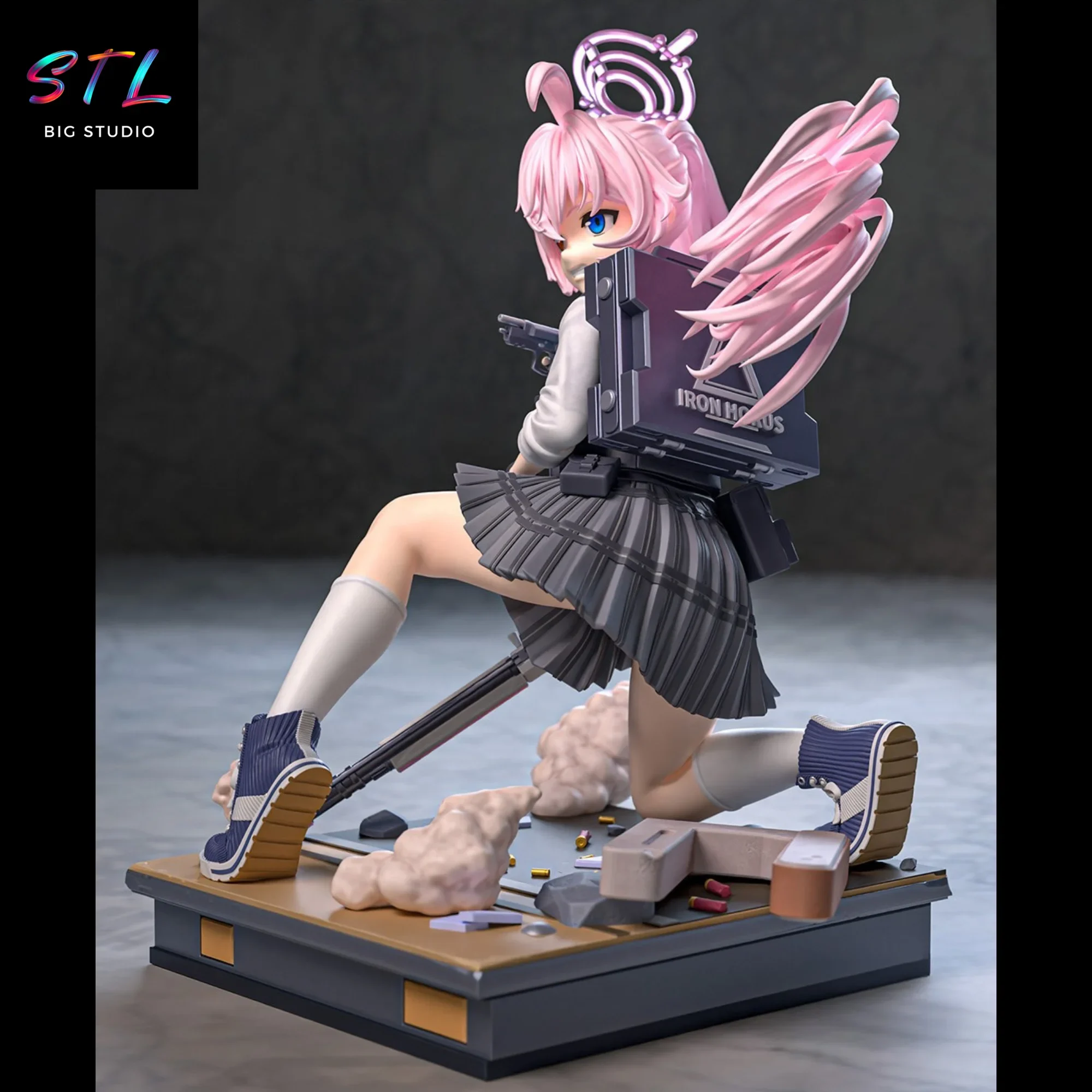 blue archive stl takanashi hoshino figura impresion 3d blue archive stl takanashi hoshino figura impresion 3d