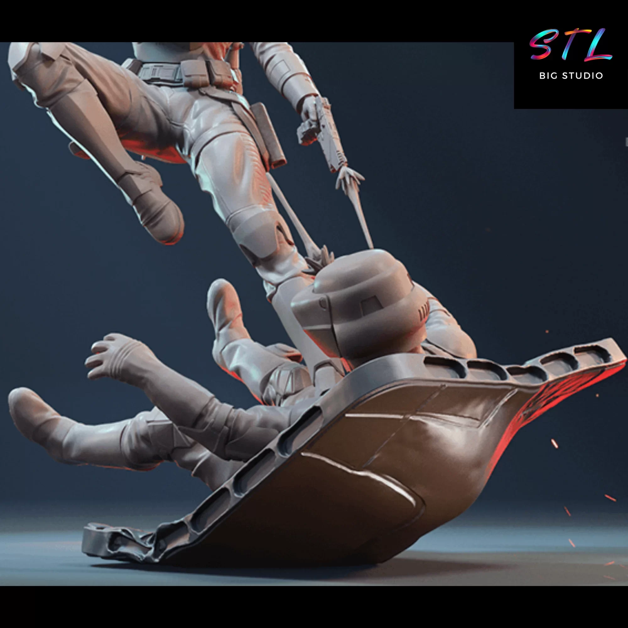 bo katan diorama stl star wars imprimir 3d bo katan diorama stl star wars imprimir 3d