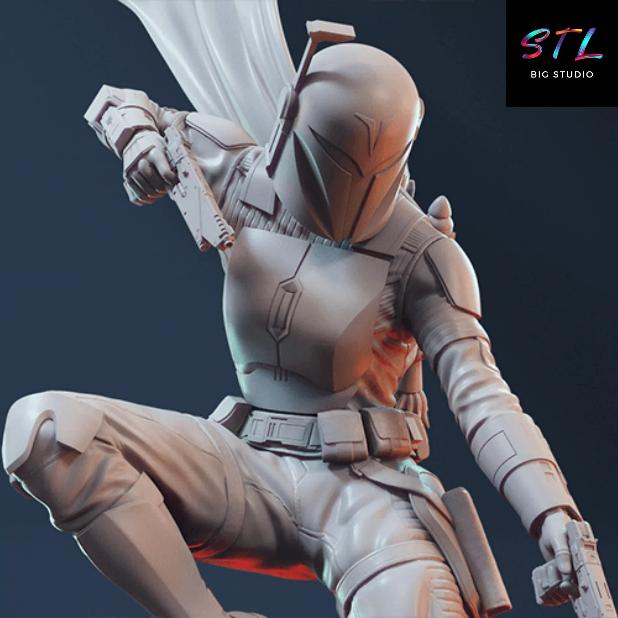 bo katan stl mandalorian impresion 3d figura bo katan stl mandalorian impresion 3d figura