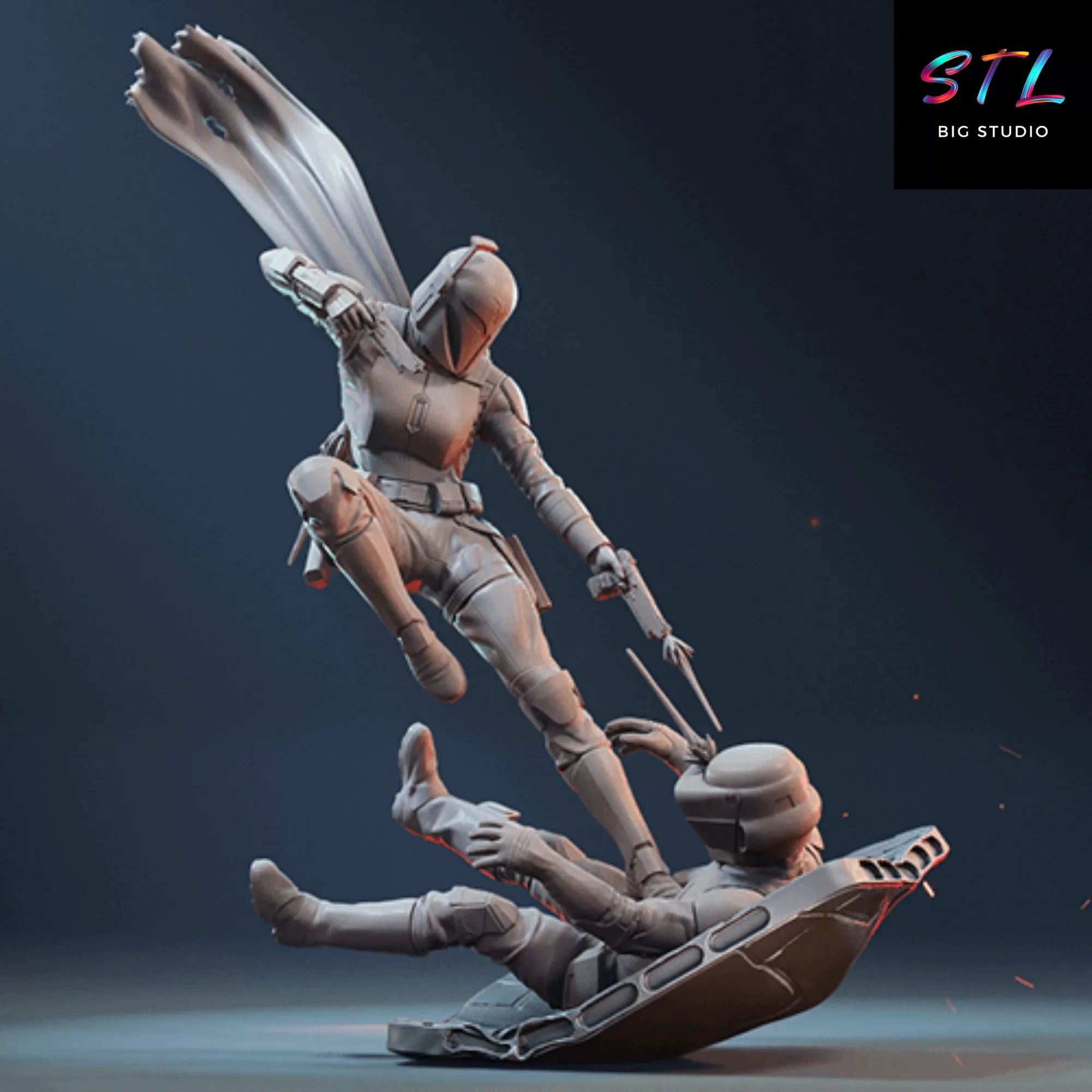bo katan stl star wars impresion 3d