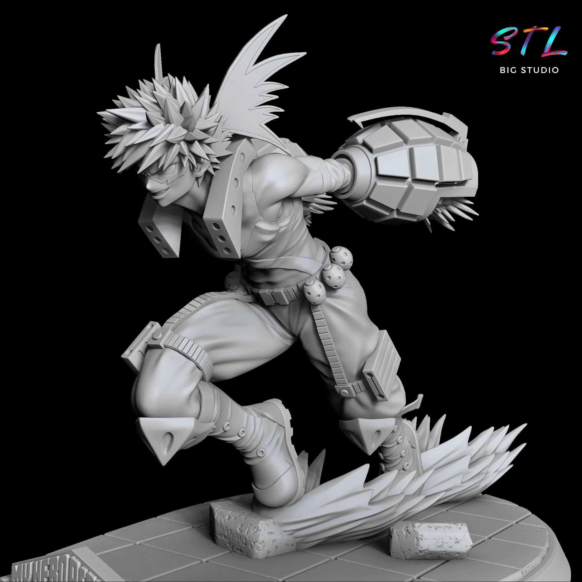 boku no hero stl katsuki bakugo 3d print boku no hero stl katsuki bakugo 3d print