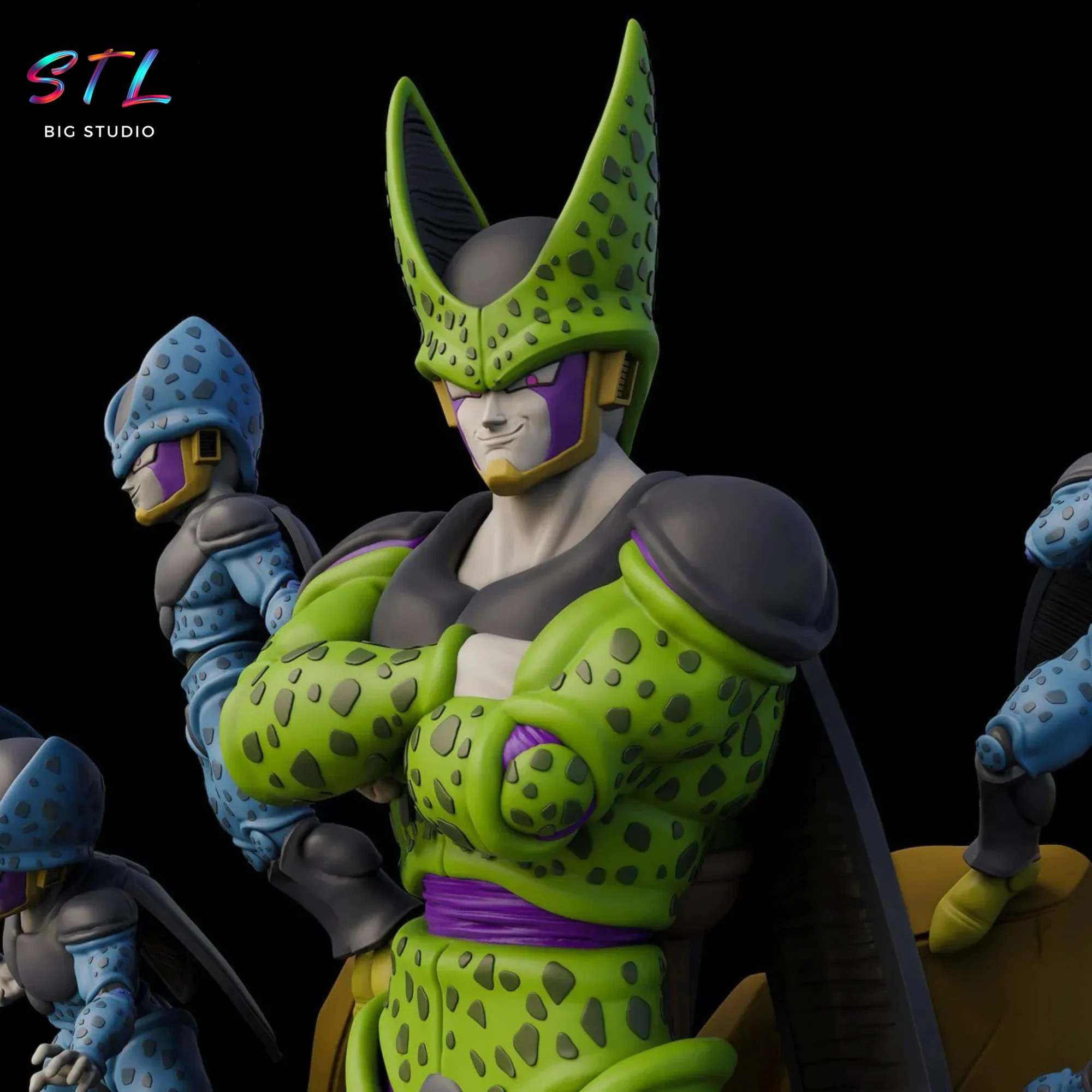 bola de dragon celula stl impresion 3d figura cell bola de dragon celula stl impresion 3d figura cell