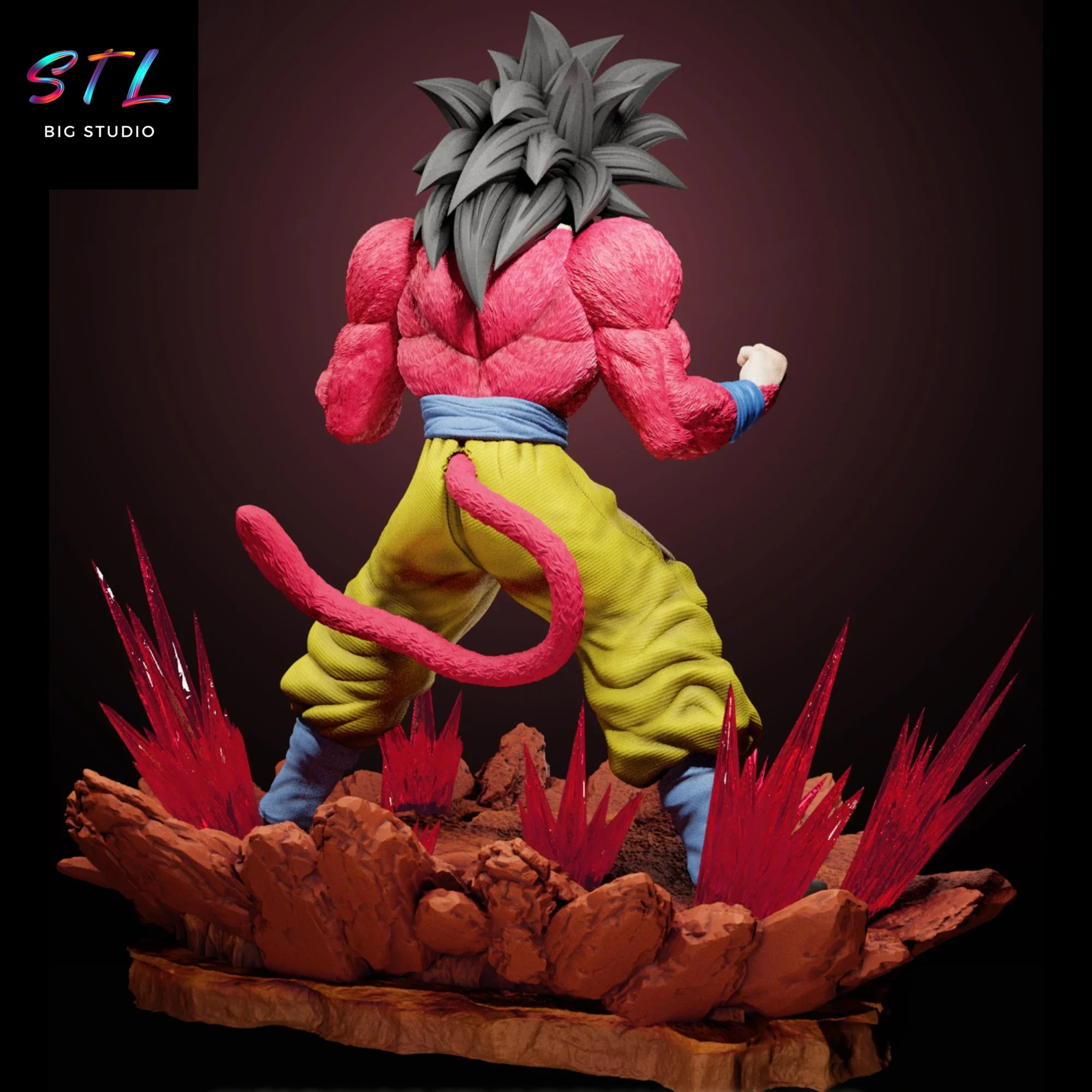 bola de dragon gt stl son goku ssj4 para impresion 3d bola de dragon gt stl son goku ssj4 para impresion 3d