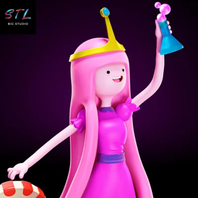bonnie stl princesa chicle hora de aventuras figura impresion 3d