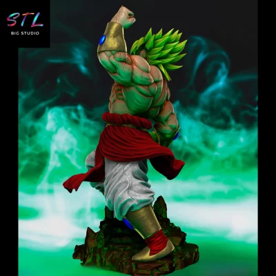 broly stl bola de drac 3d diorama