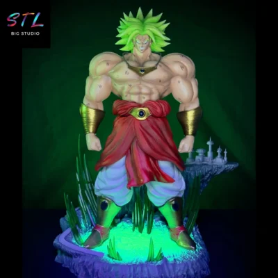broly stl impresion 3d dragon ball