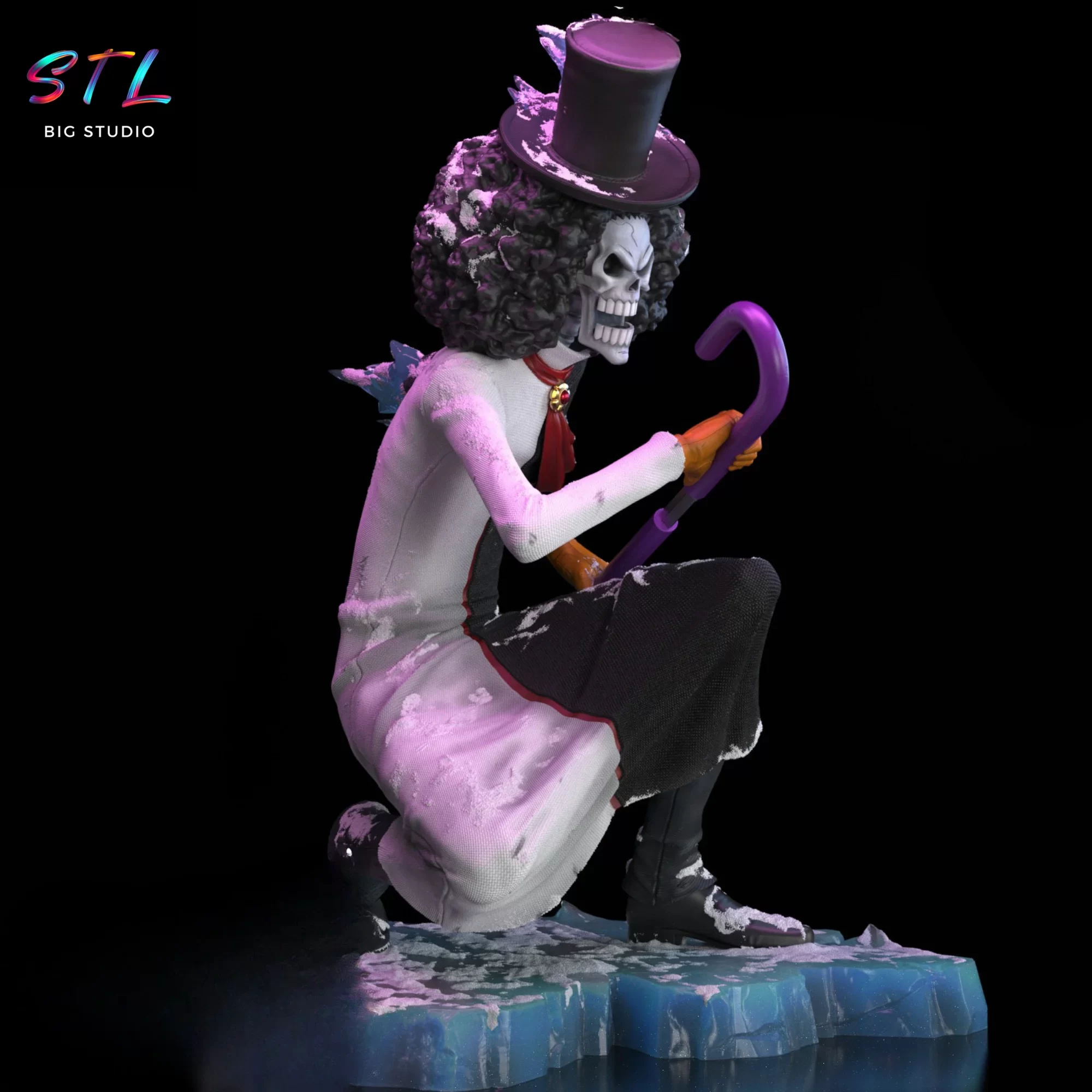 brook stl one piece figura para impresion 3d brook stl one piece figura para impresion 3d