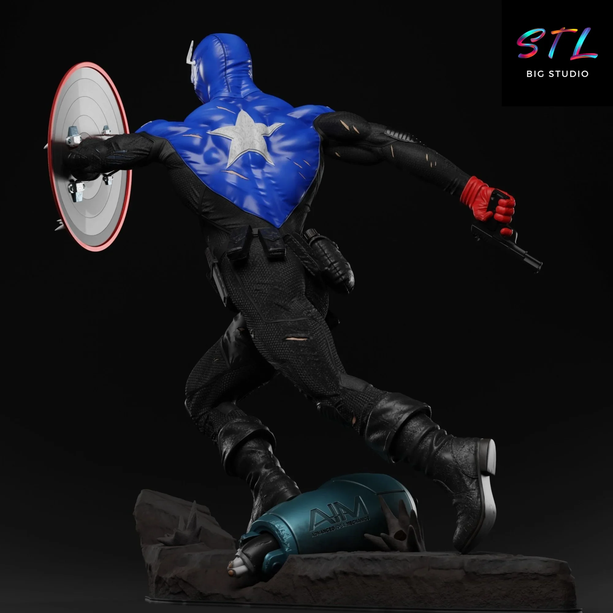 bucky barnes stl capitan america para impresion 3d bucky barnes stl capitan america para impresion 3d