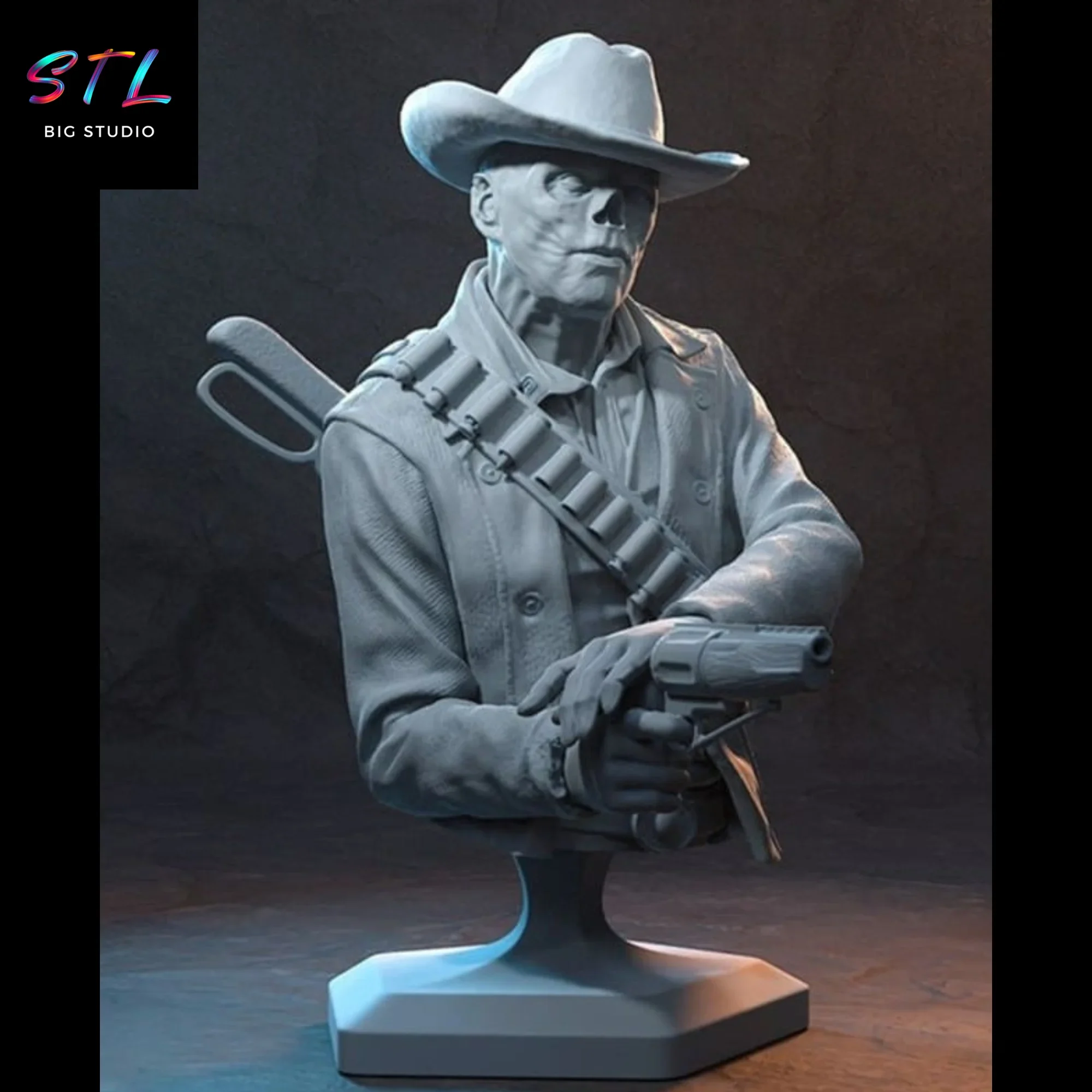 busto ghoul stl fallout impresion 3d busto ghoul stl fallout impresion 3d