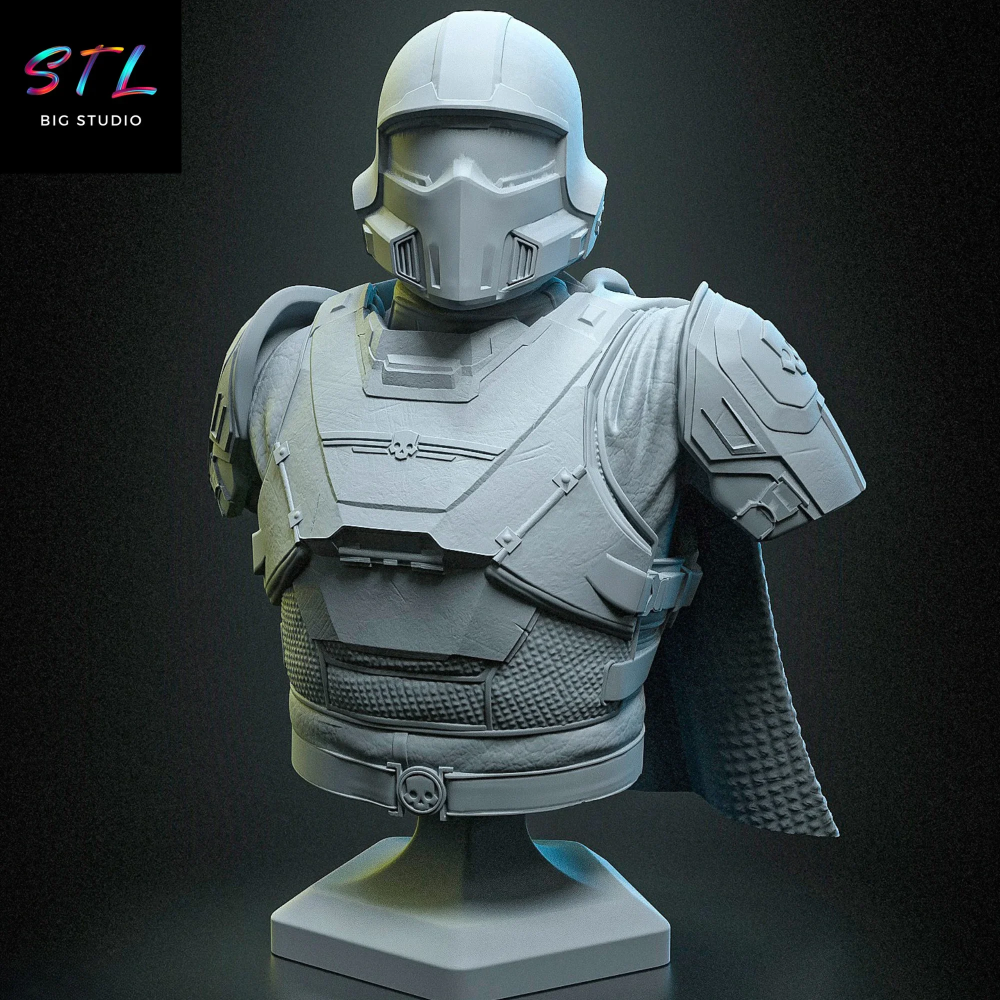 busto helldivers stl para impresion 3d busto helldivers stl para impresion 3d